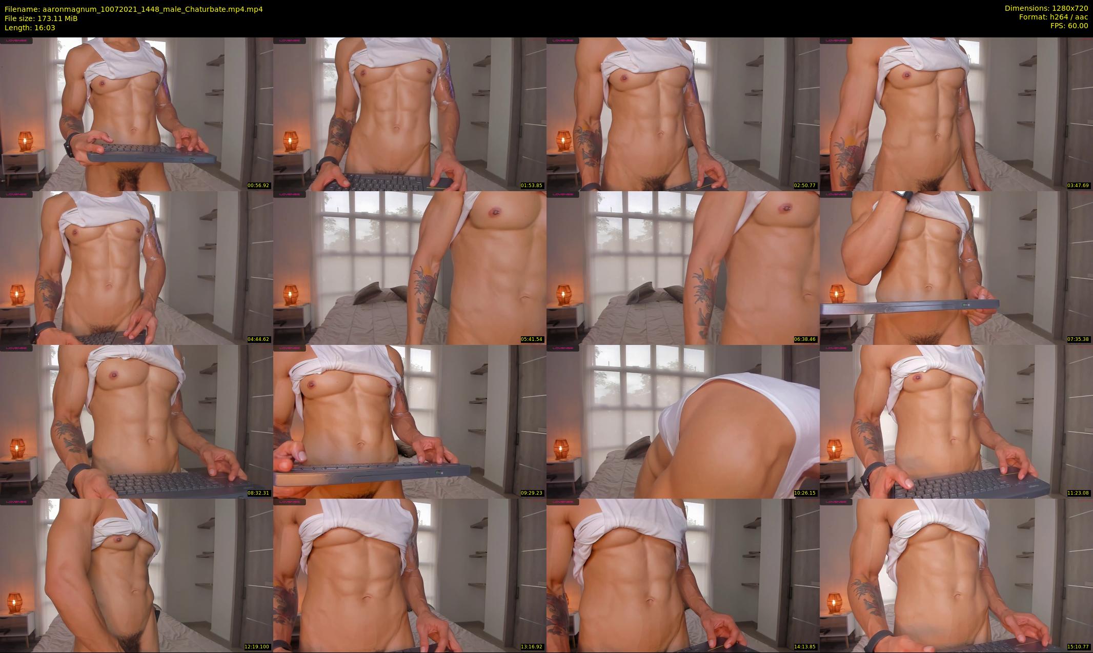 aaronmagnum — 17 minute Chaturbate male cam show recording, 720p, Jul 10, 2021