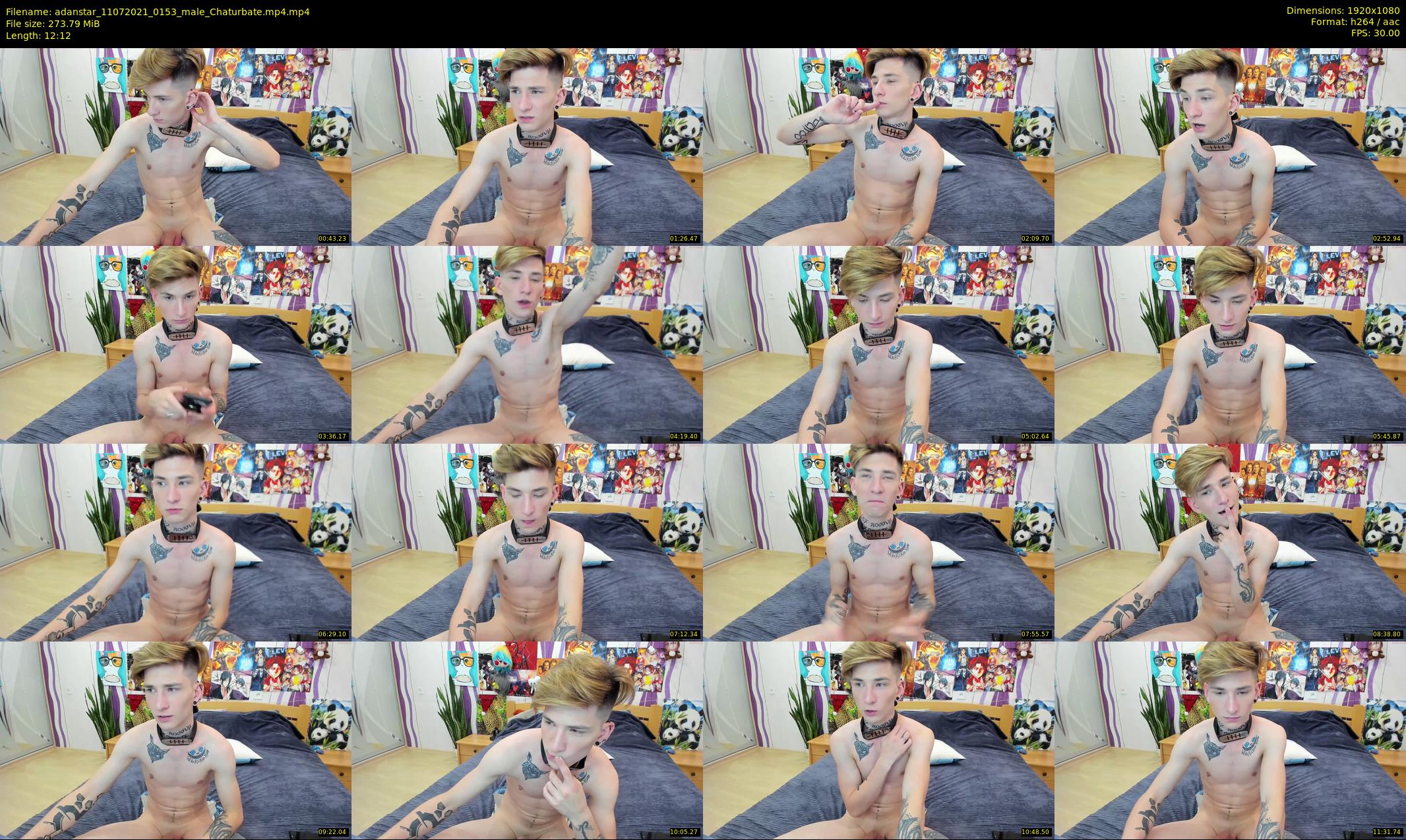 adanstar — 13 minute Chaturbate male cam show recording, 1080p, Jul 11, 2021