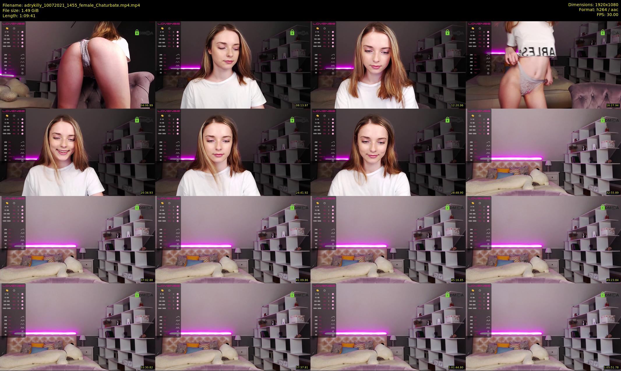 adrykilly — 70 minute Chaturbate female cam show recording, 1080p, Jul 10, 2021
