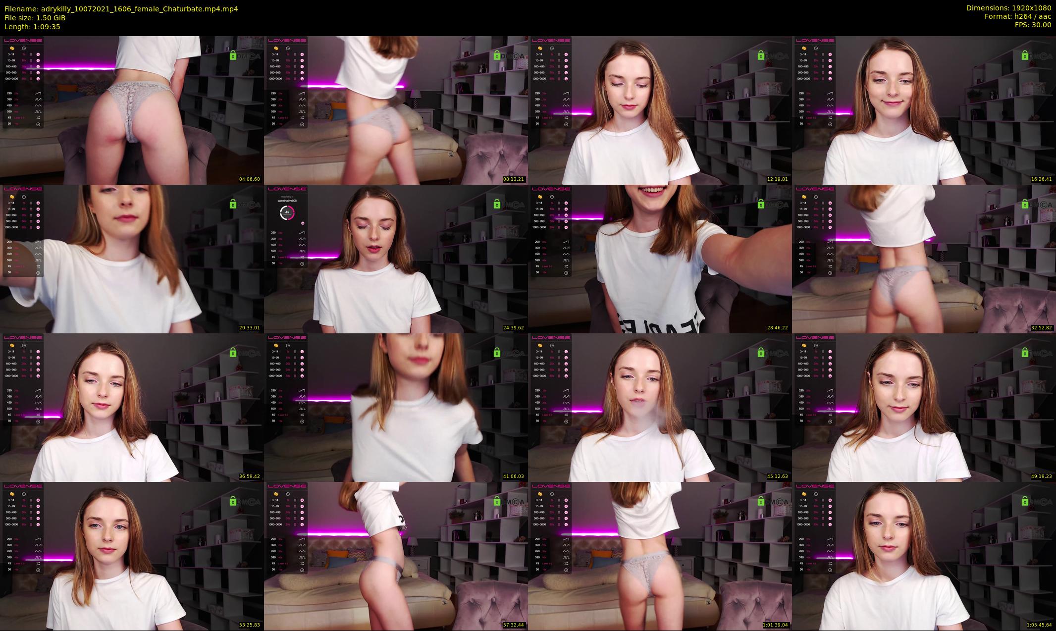 adrykilly — 70 minute Chaturbate female cam show recording, 1080p, Jul 10, 2021