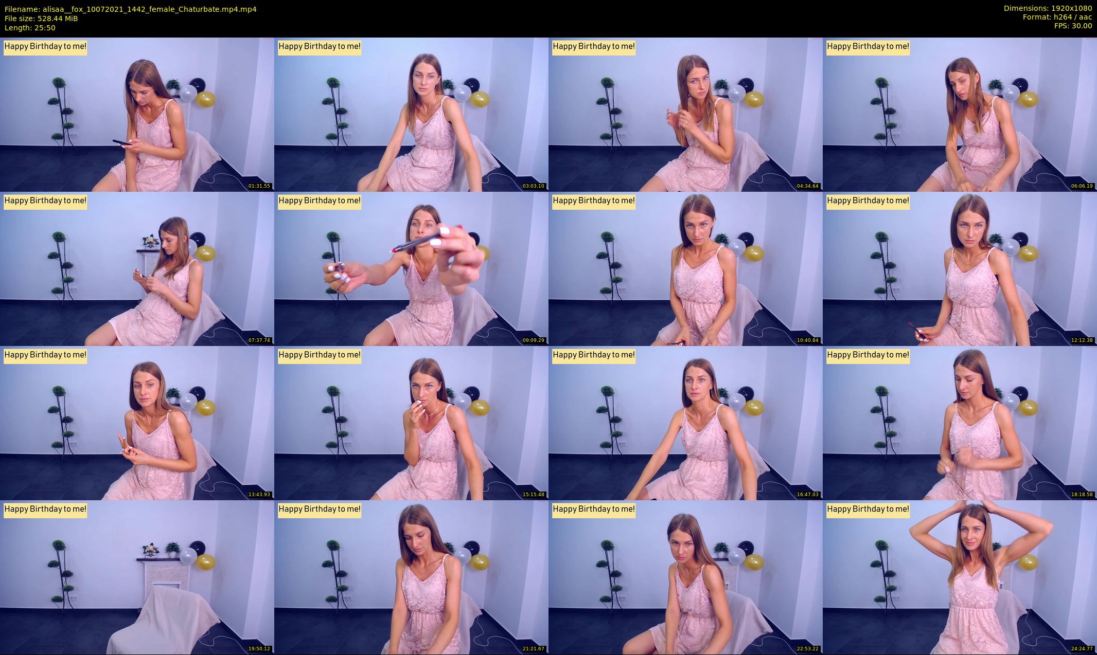 alisaa__fox — 26 minute Chaturbate female cam show recording, 1080p, Jul 10, 2021