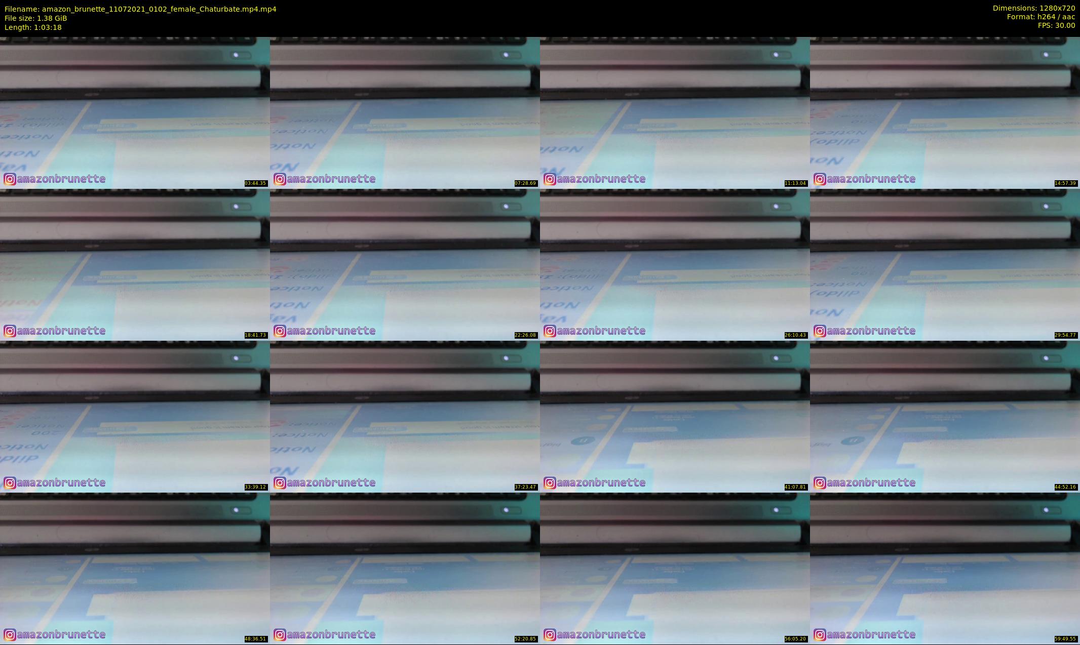 amazon_brunette — 64 minute Chaturbate female cam show recording, 720p, Jul 11, 2021
