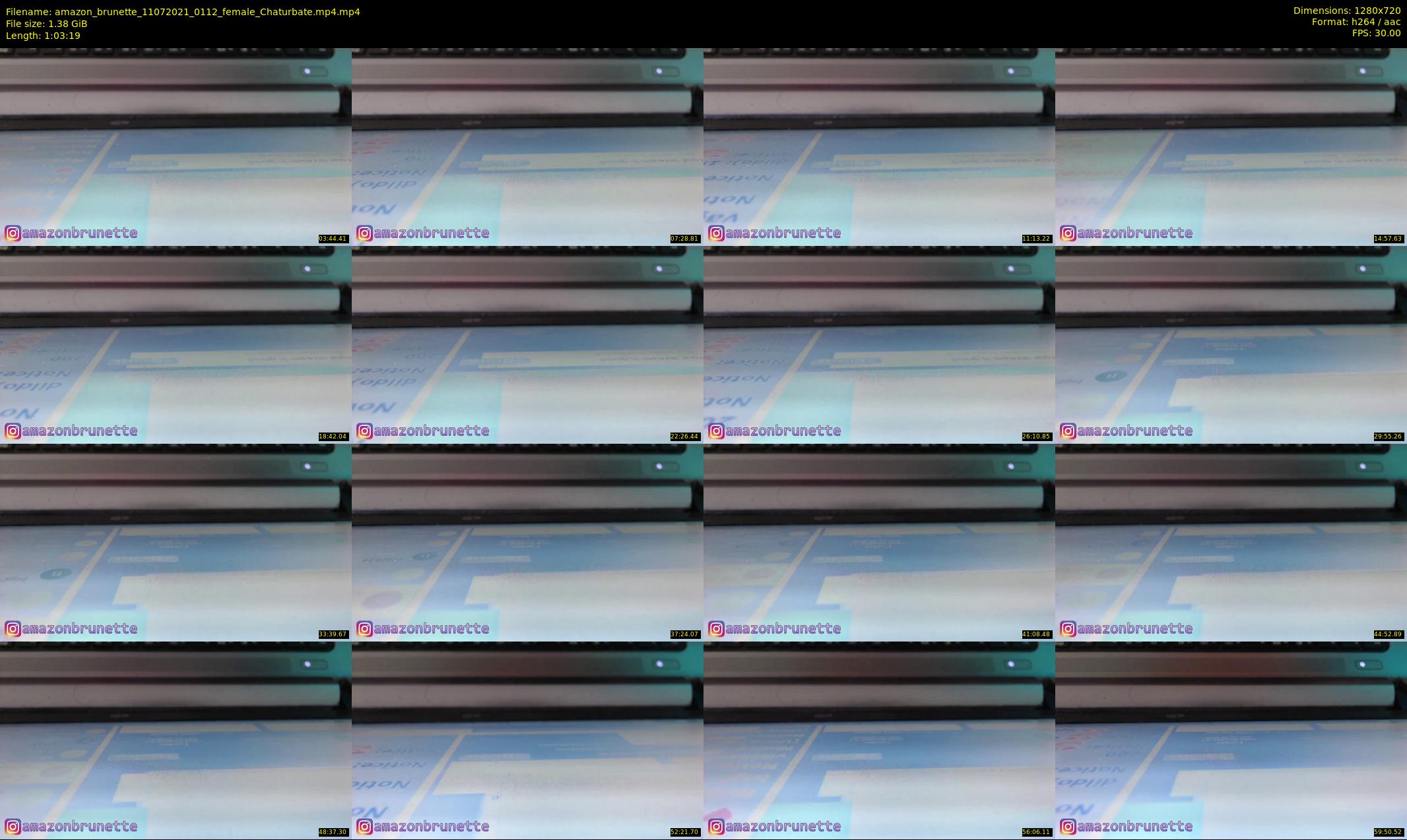 amazon_brunette — 64 minute Chaturbate female cam show recording, 720p, Jul 11, 2021