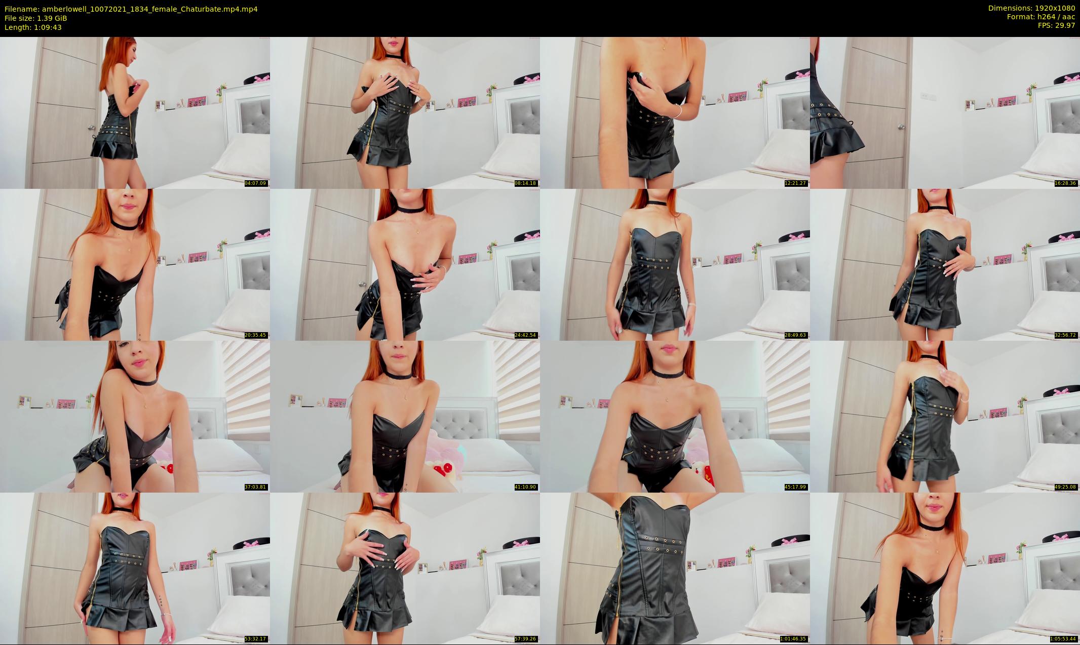 amberlowell — 70 minute Chaturbate female cam show recording, 1080p, Jul 10, 2021