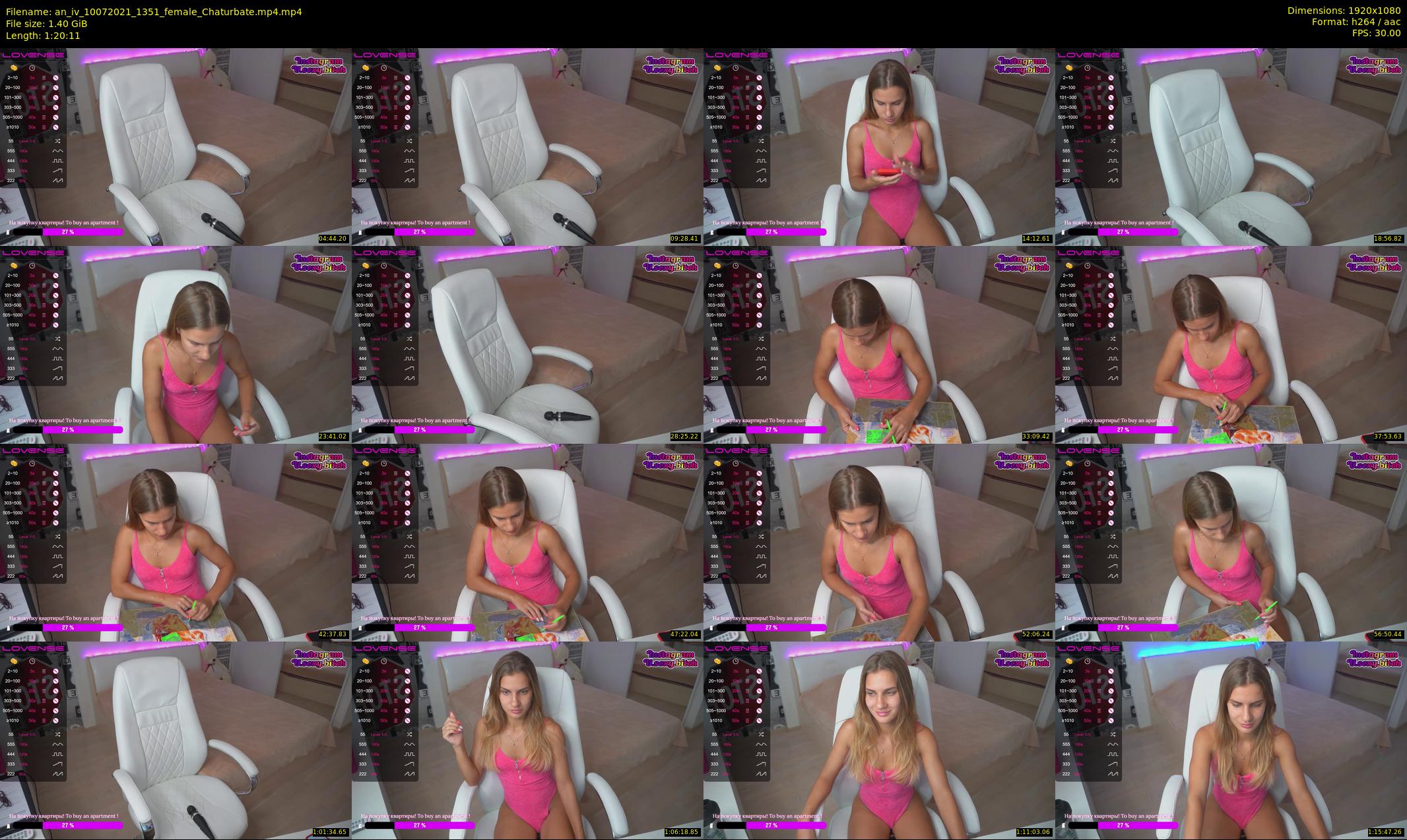 an_iv — 81 minute Chaturbate female cam show recording, 1080p, Jul 10, 2021