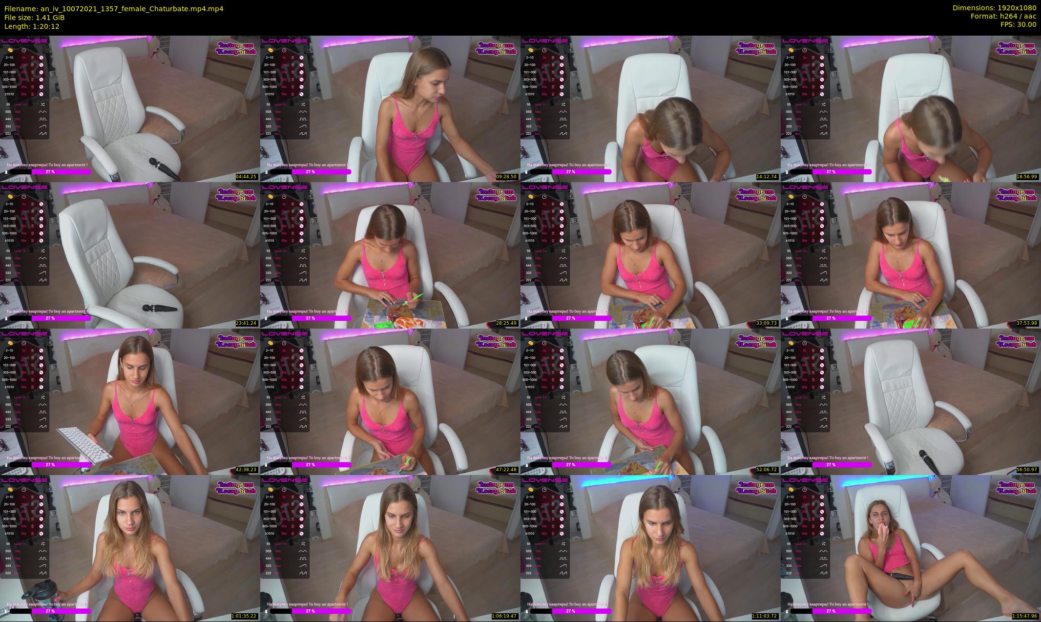 an_iv — 81 minute Chaturbate female cam show recording, 1080p, Jul 10, 2021