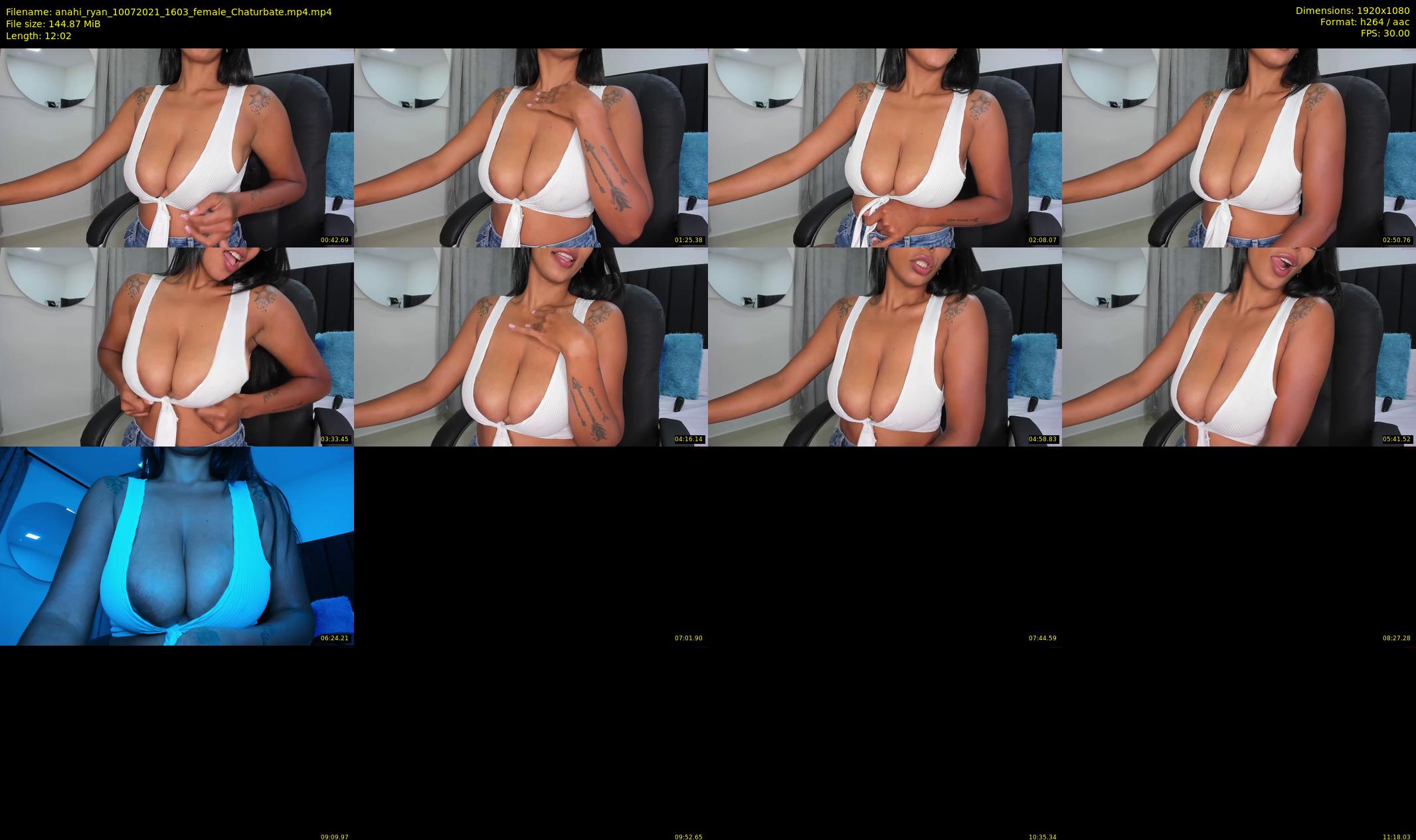 anahi_ryan — 13 minute Chaturbate female cam show recording, 1080p, Jul 10, 2021