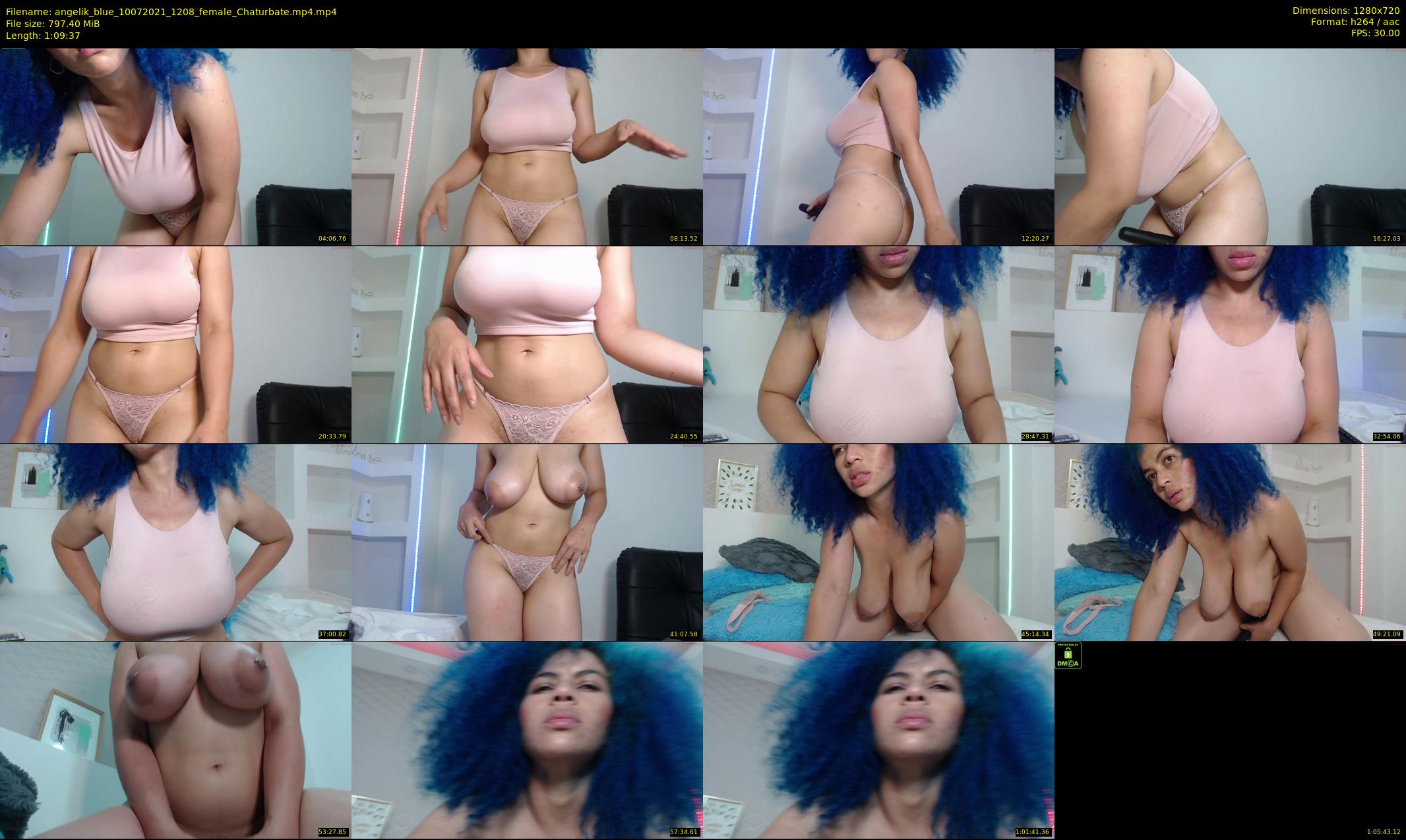 angelik_blue — 70 minute Chaturbate female cam show recording, 720p, Jul 10, 2021