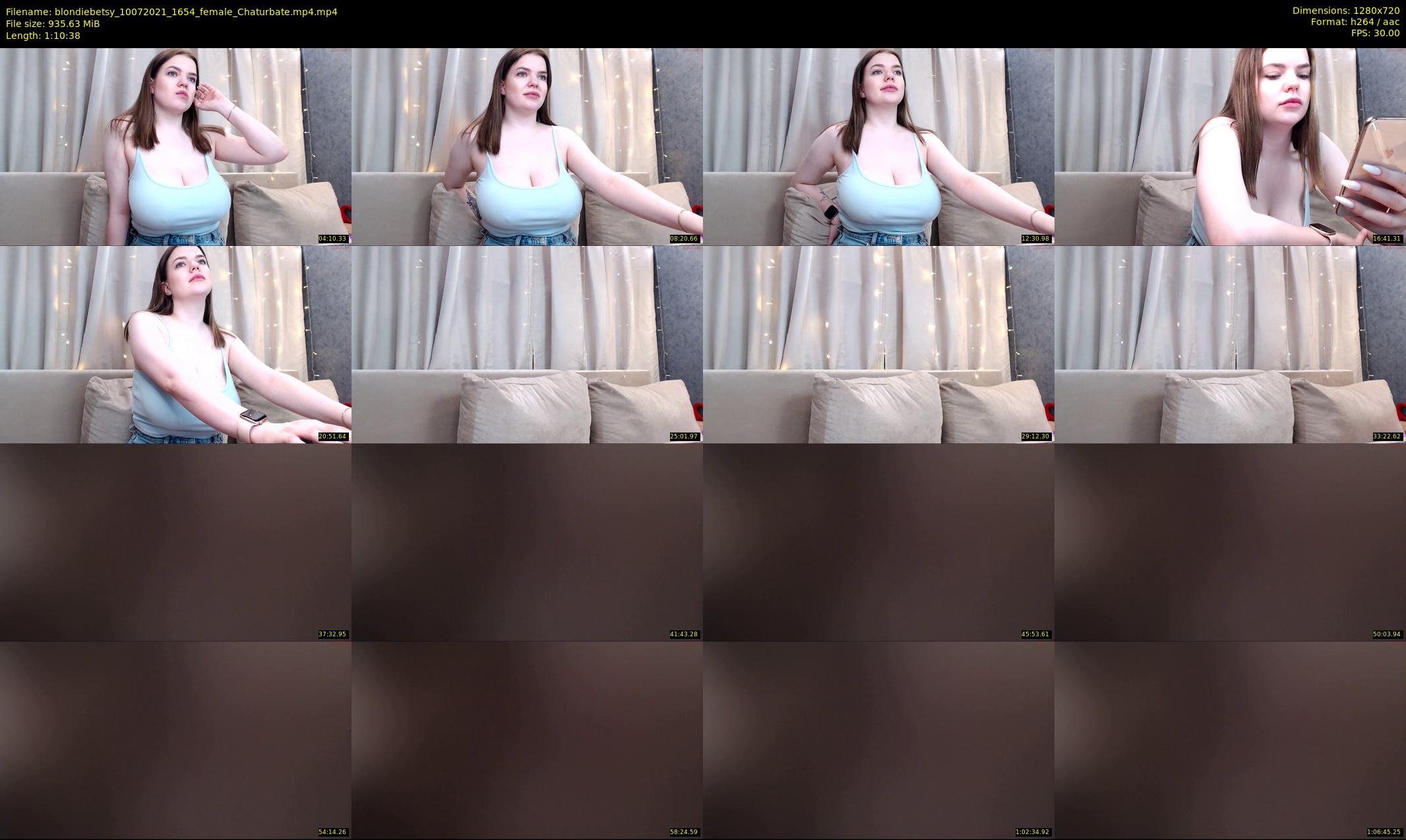 blondiebetsy — 71 minute Chaturbate female cam show recording, 720p, Jul 10, 2021
