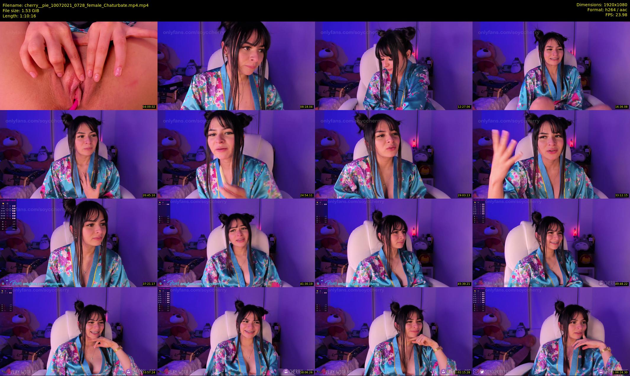 cherry__pie — 71 minute Chaturbate female cam show recording, 1080p, Jul 10, 2021