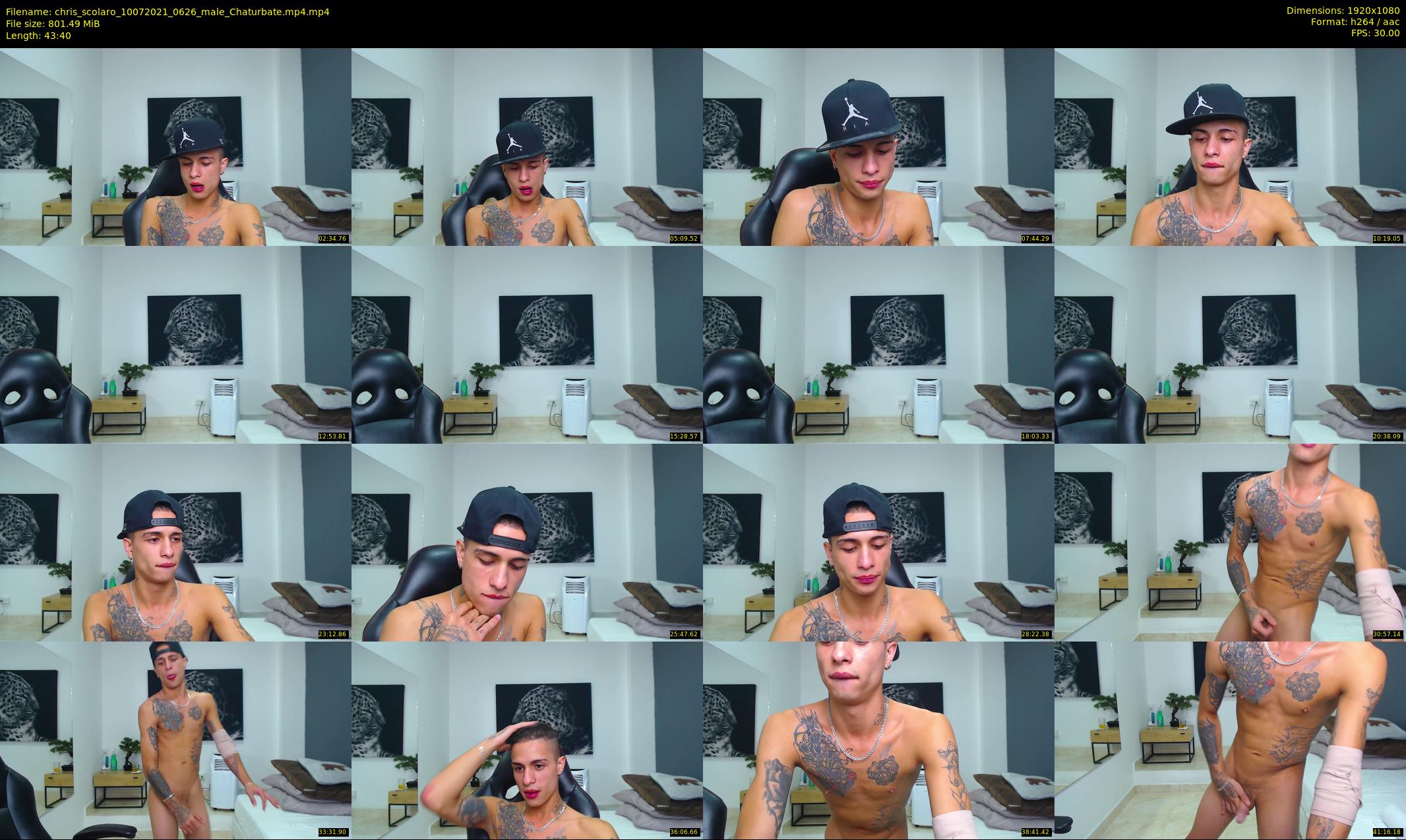 chris_scolaro — 44 minute Chaturbate male cam show recording, 1080p, Jul 10, 2021