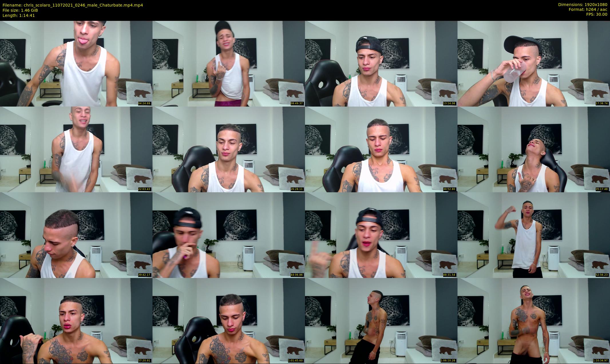 chris_scolaro — 75 minute Chaturbate male cam show recording, 1080p, Jul 11, 2021