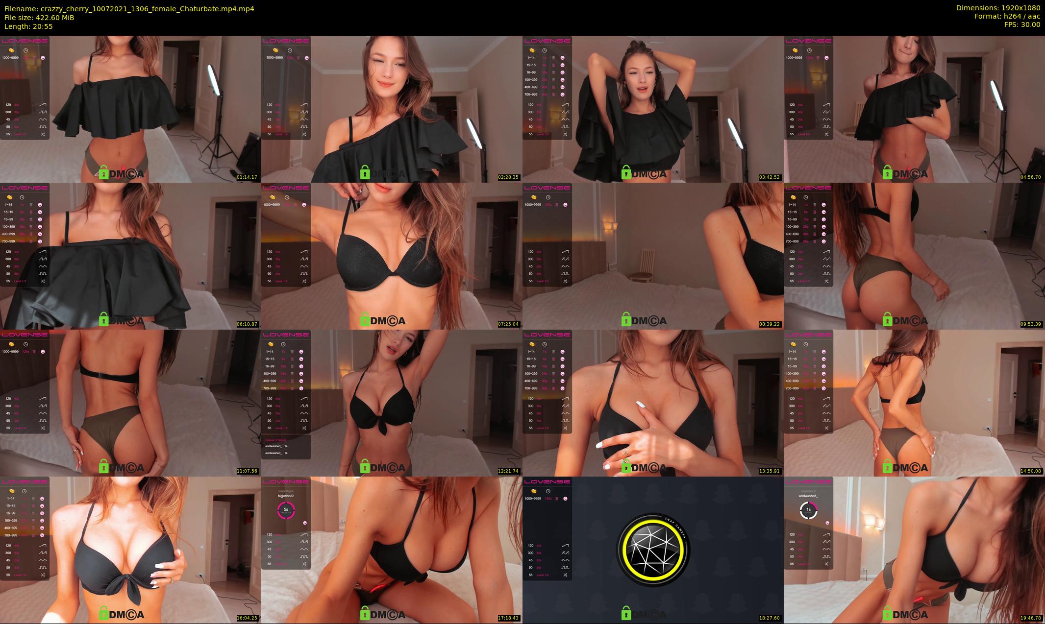 crazzy_cherry — 21 minute Chaturbate female cam show recording, 1080p, Jul 10, 2021