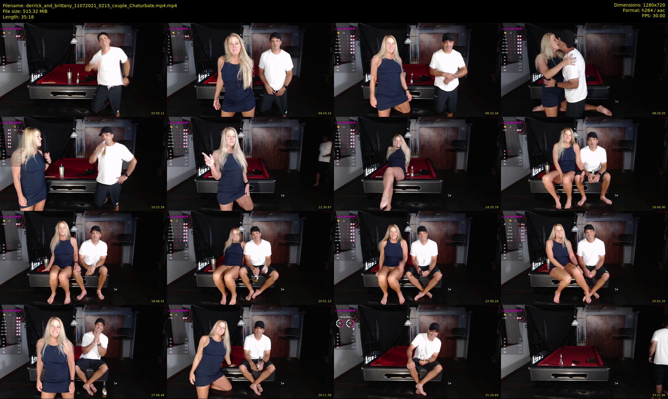 derrick_and_brittany — 36 minute Chaturbate couple cam show recording, 720p, Jul 11, 2021