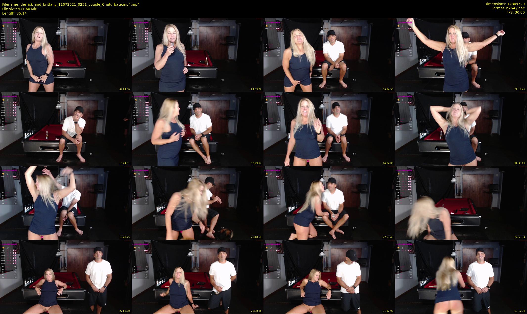 derrick_and_brittany — 36 minute Chaturbate couple cam show recording, 720p, Jul 11, 2021