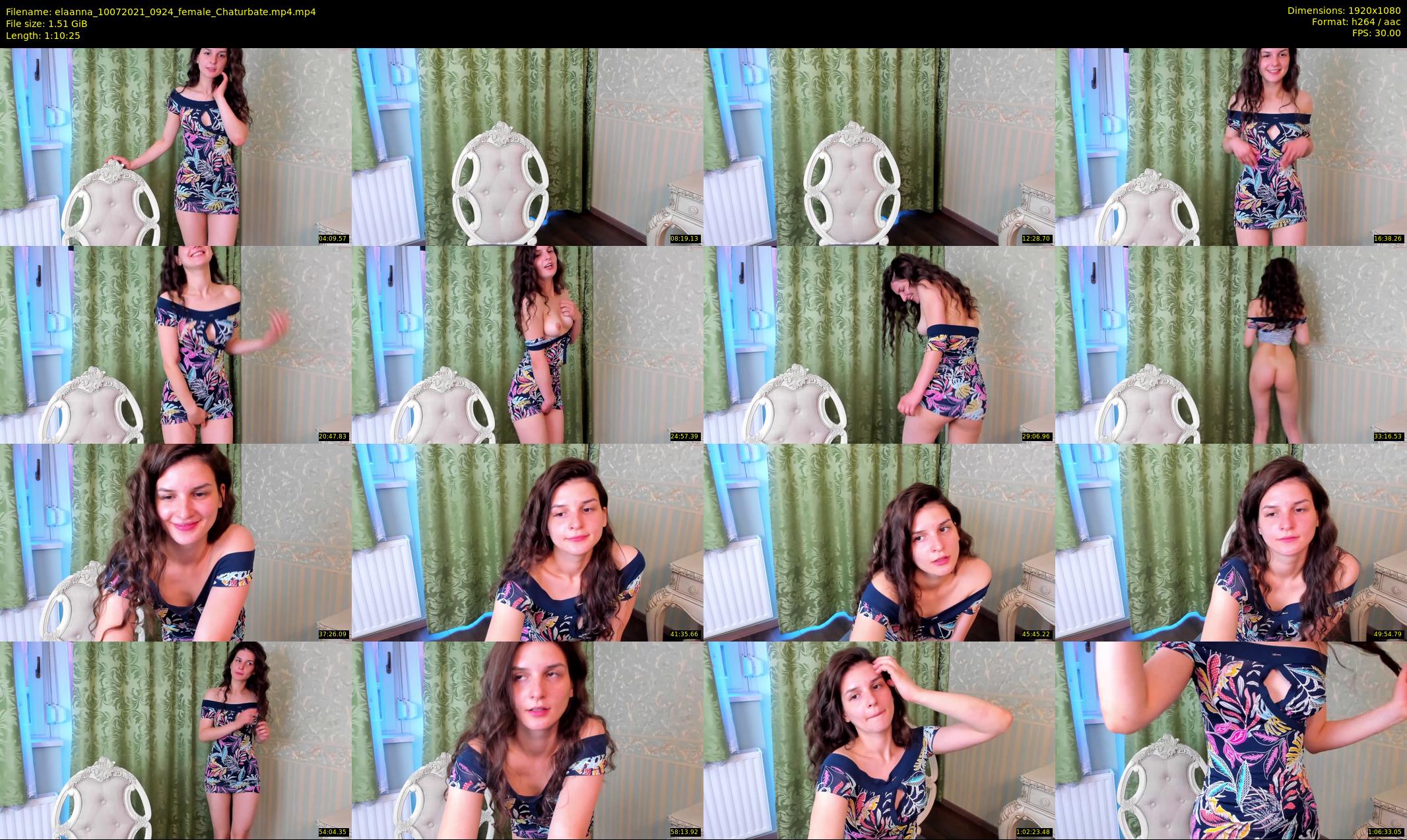 elaanna — 71 minute Chaturbate female cam show recording, 1080p, Jul 10, 2021