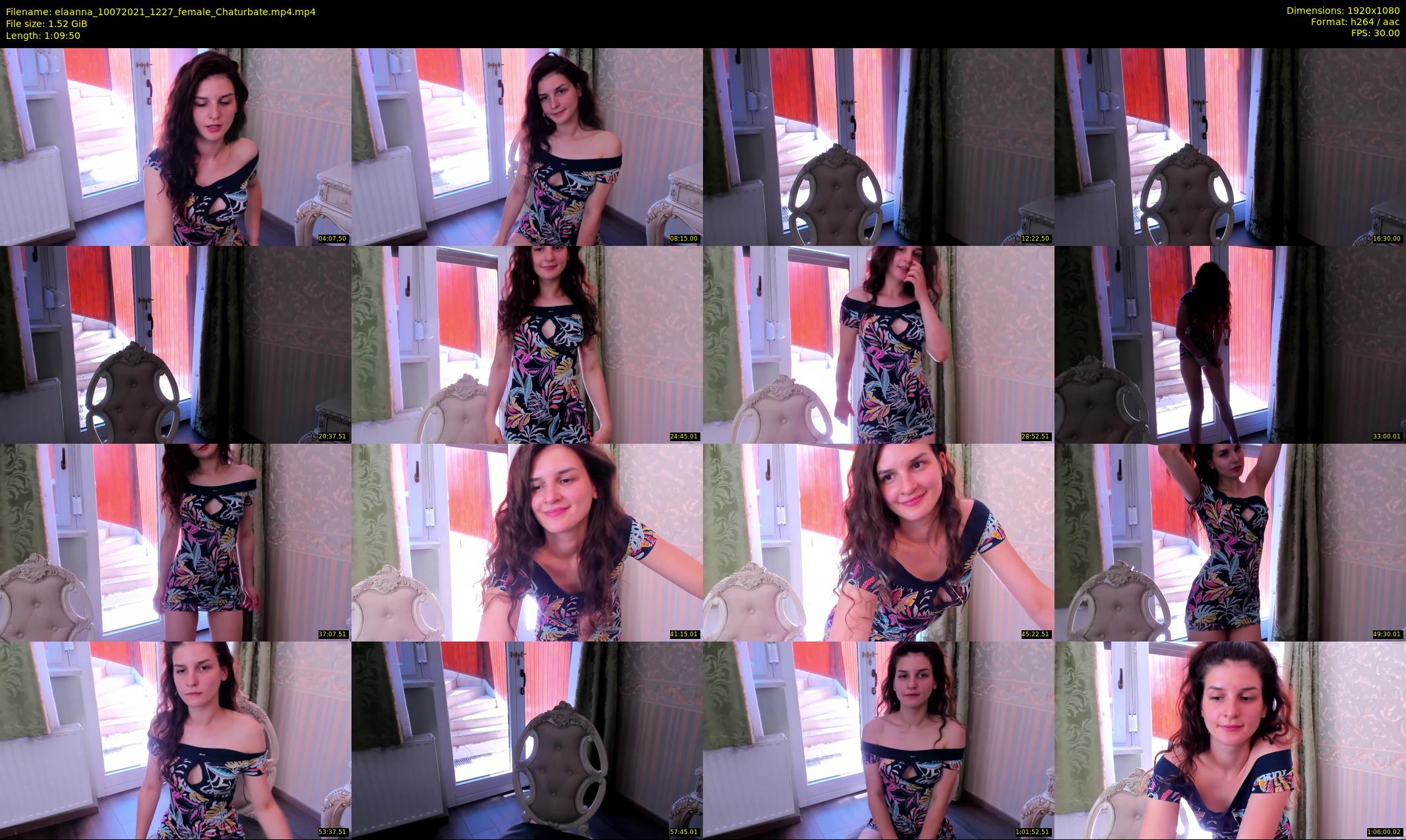 elaanna — 70 minute Chaturbate female cam show recording, 1080p, Jul 10, 2021