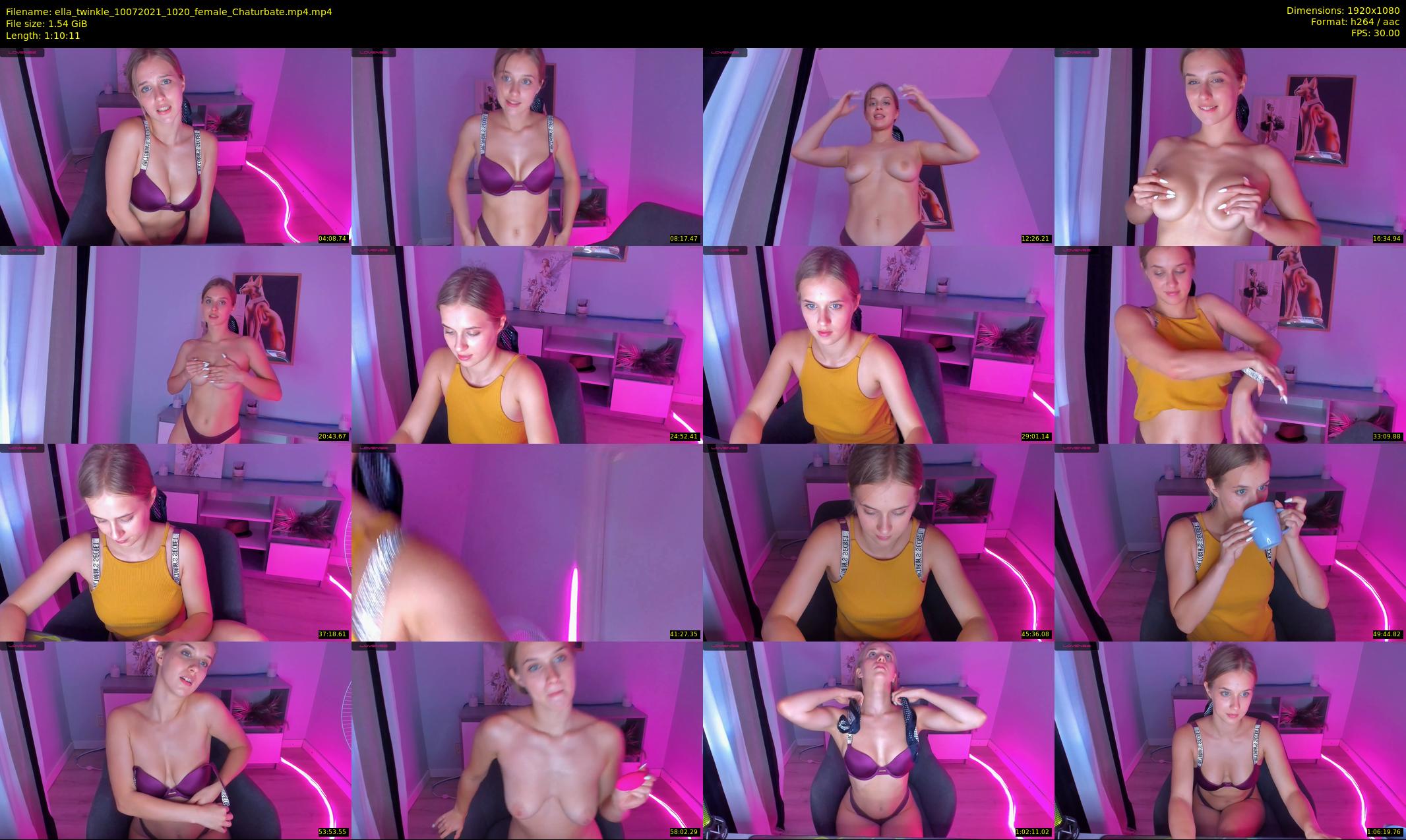 ella_twinkle — 71 minute Chaturbate female cam show recording, 1080p, Jul 10, 2021