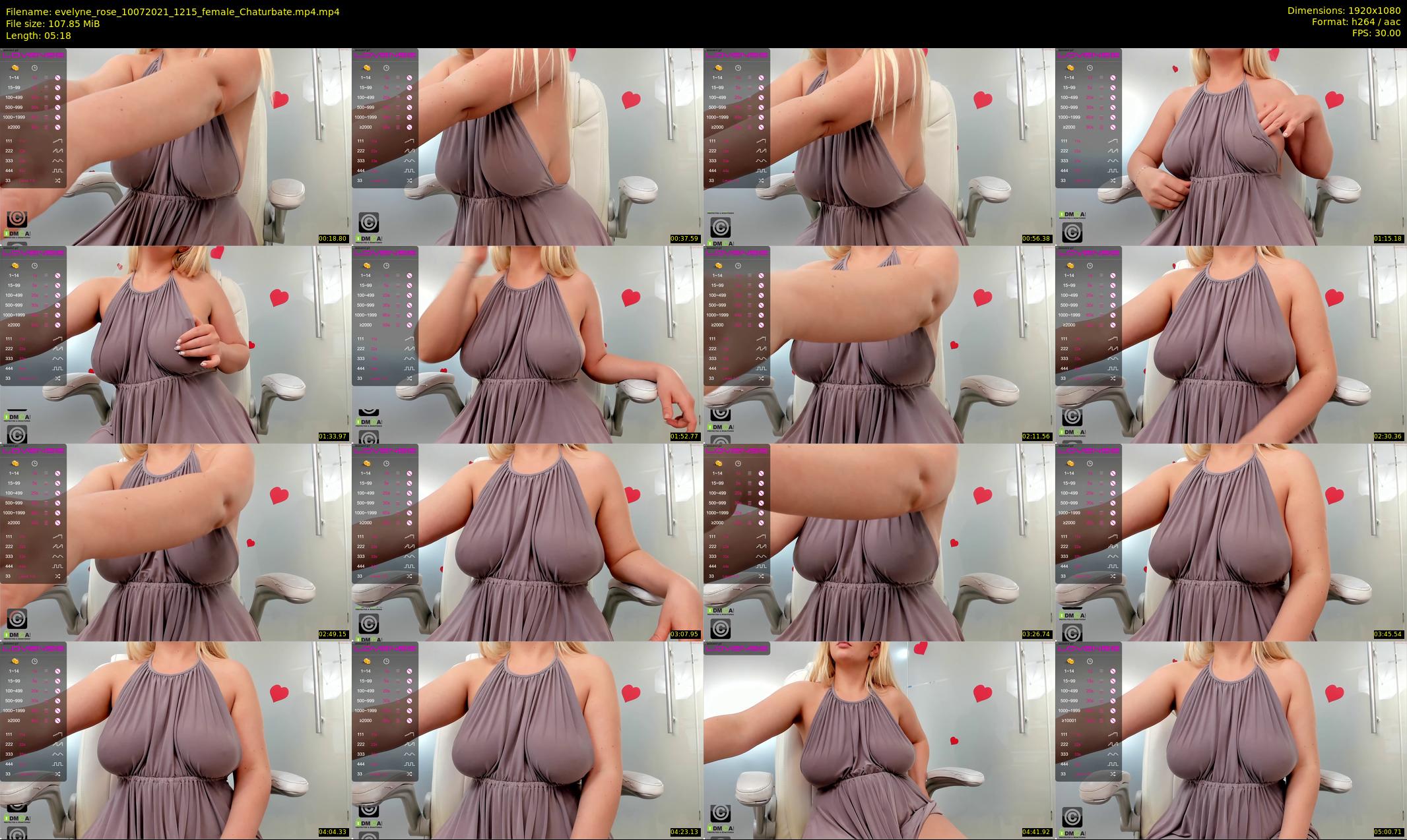 evelyne_rose — 6 minute Chaturbate female cam show recording, 1080p, Jul 10, 2021