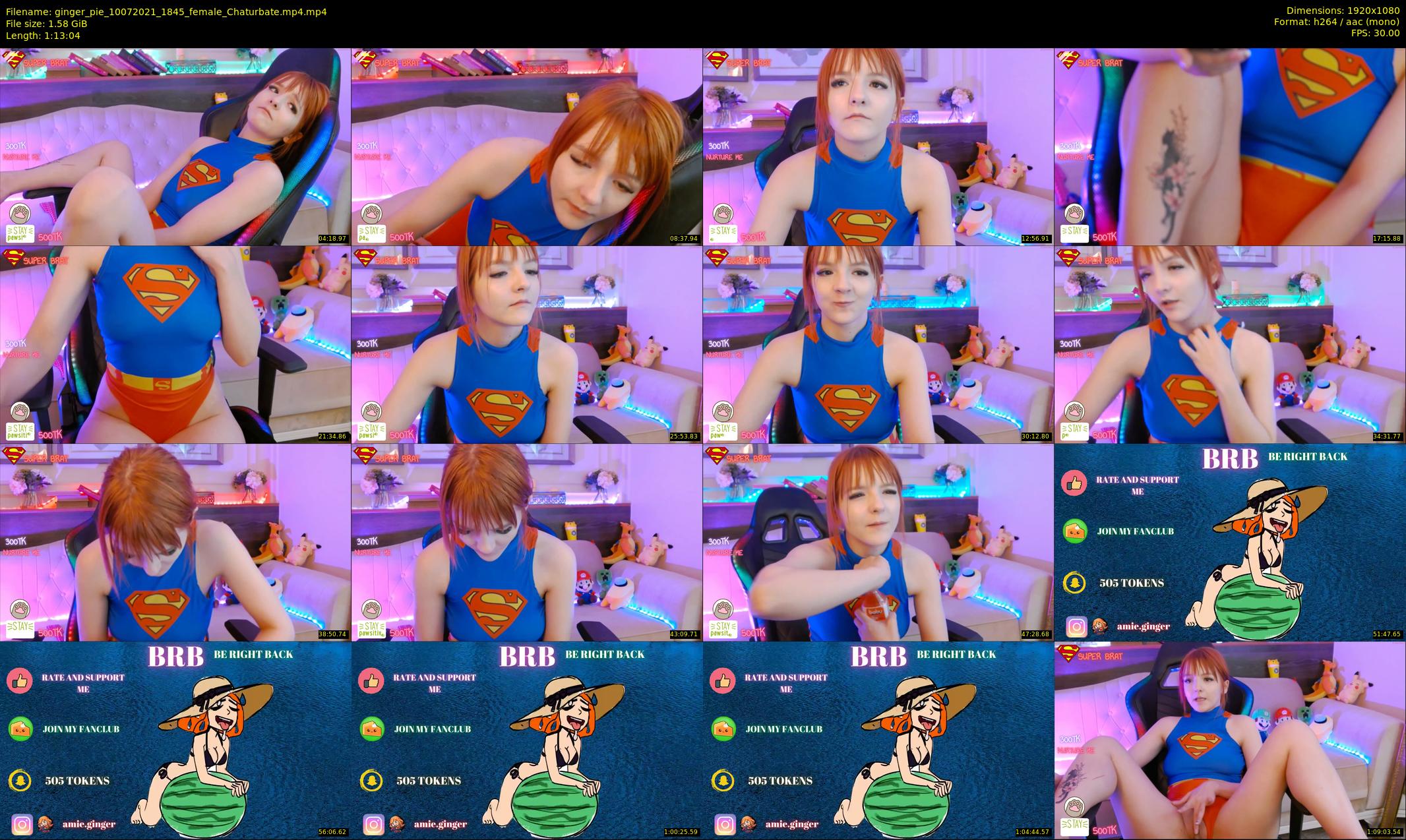 ginger_pie — 74 minute Chaturbate female cam show recording, 1080p, Jul 10, 2021