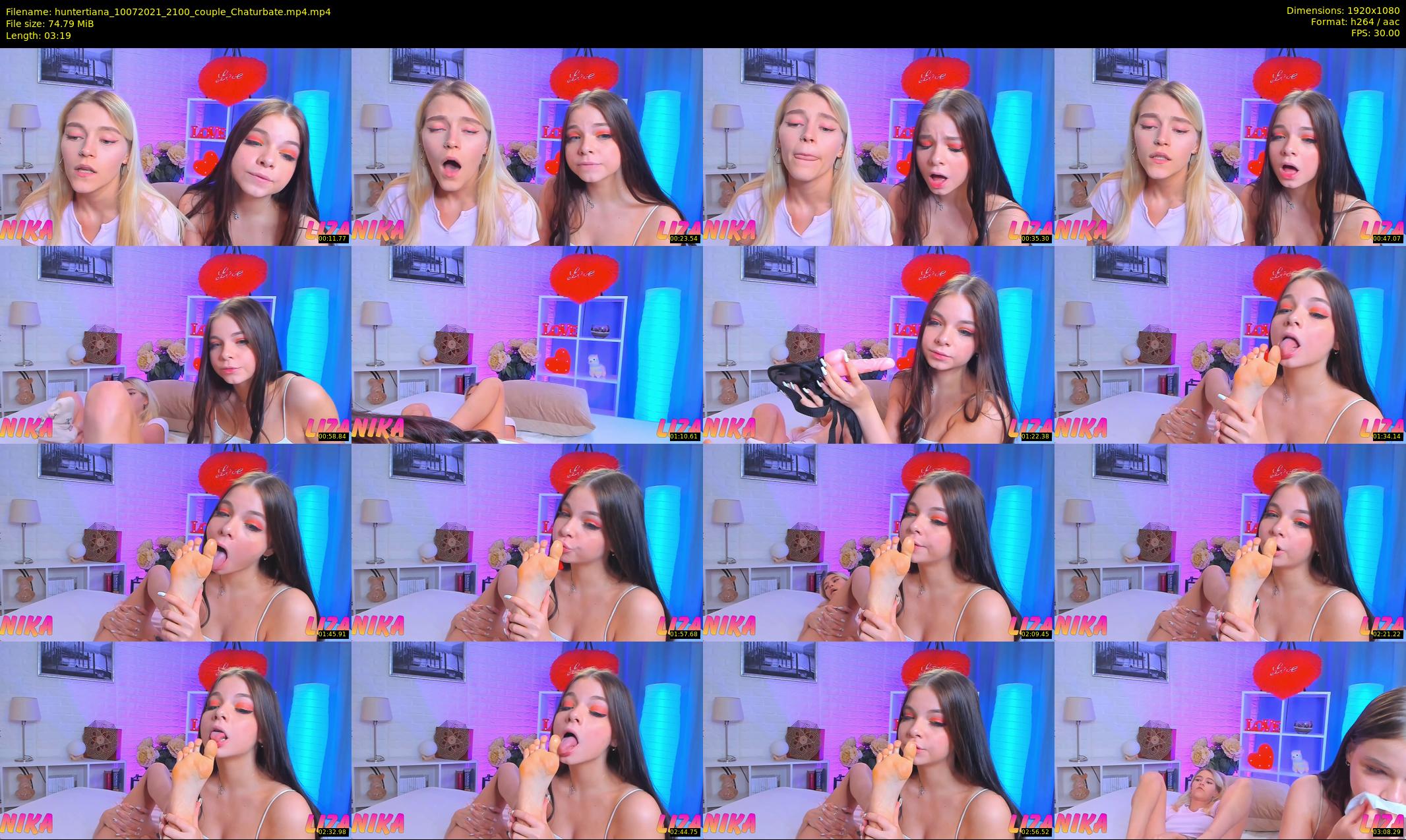 huntertiana — 4 minute Chaturbate female cam show recording, 1080p, Jul 10, 2021