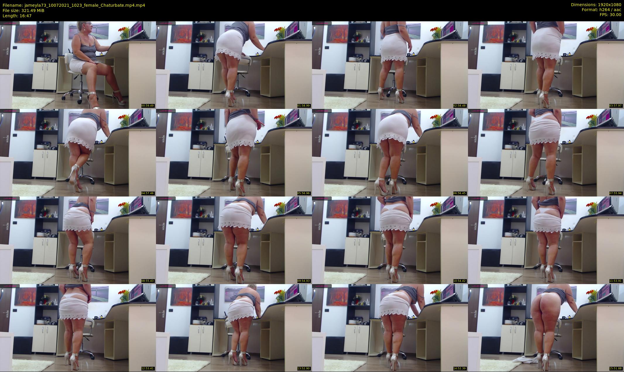 jameyla73 — 17 minute Chaturbate female cam show recording, 1080p, Jul 10, 2021