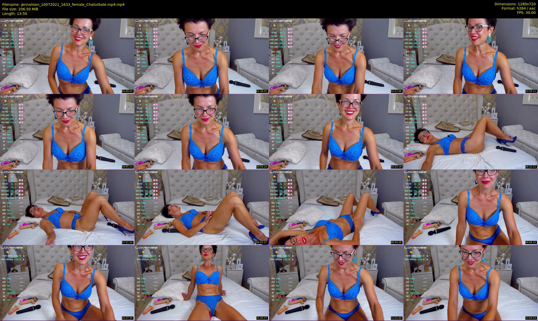 jennalison — 14 minute Chaturbate female cam show recording, 720p, Jul 10, 2021