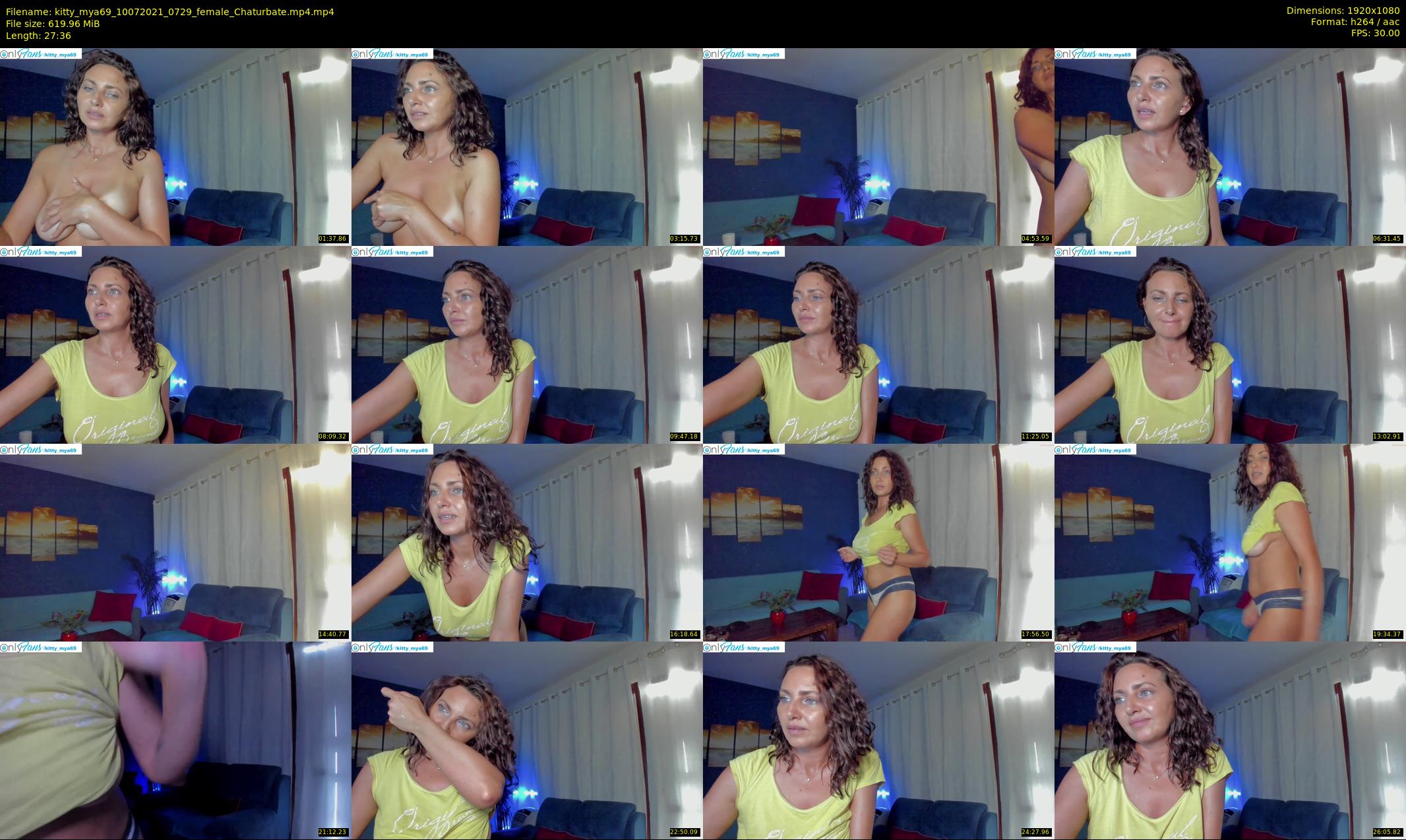 kitty_mya69 — 28 minute Chaturbate female cam show recording, 1080p, Jul 10, 2021