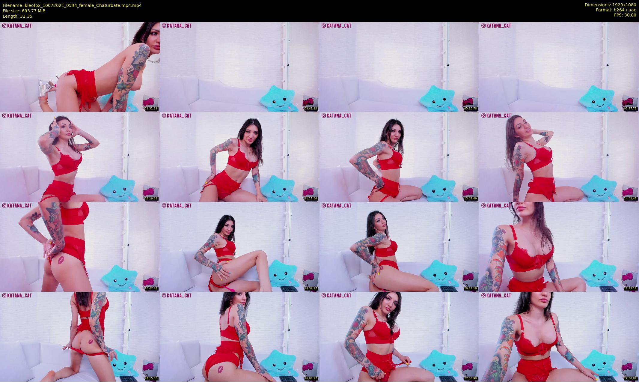 kleofox — 32 minute Chaturbate female cam show recording, 1080p, Jul 10, 2021