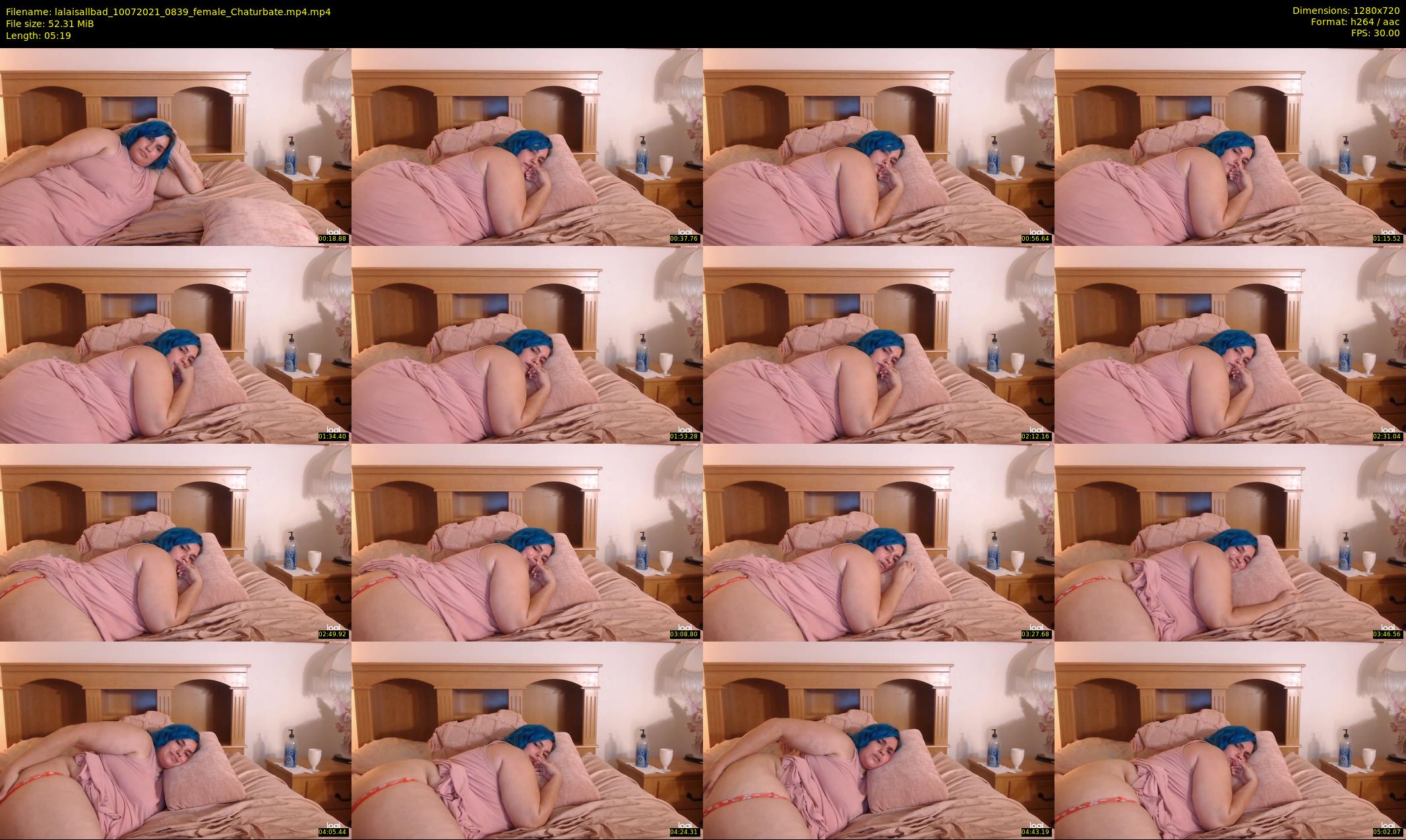 lalaisallbad — 6 minute Chaturbate female cam show recording, 720p, Jul 10, 2021