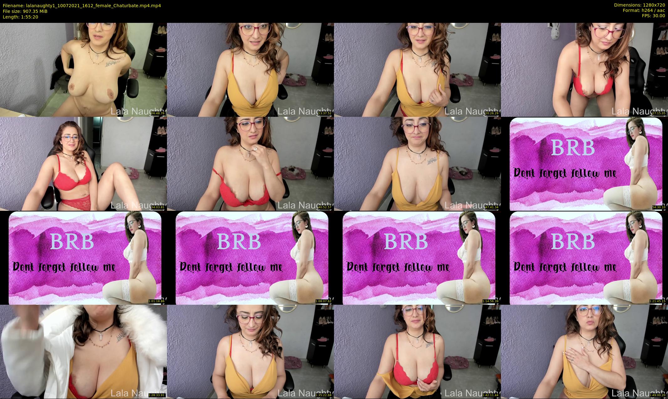 lalanaughty1 — 116 minute Chaturbate female cam show recording, 720p, Jul 10, 2021
