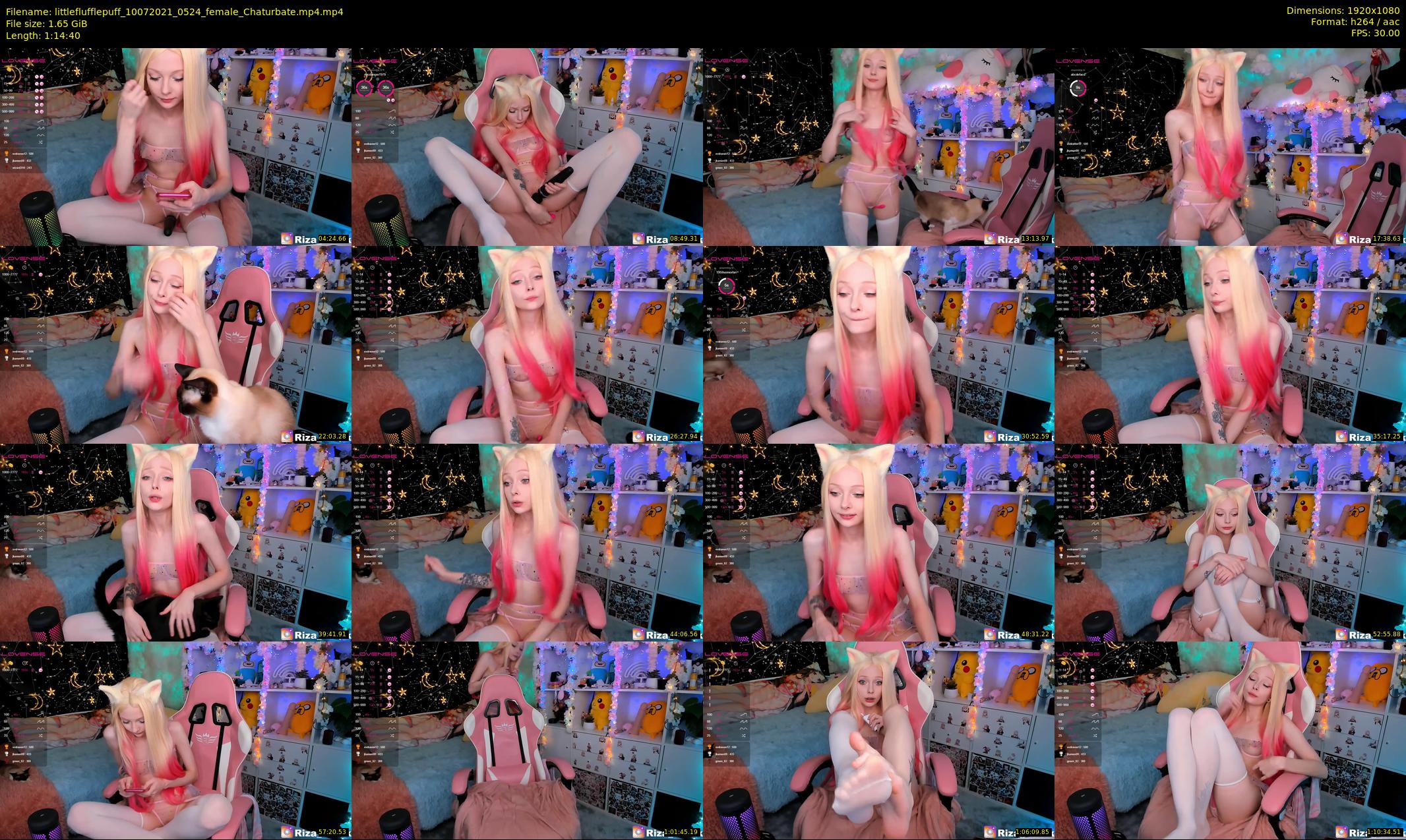 littleflufflepuff — 75 minute Chaturbate female cam show recording, 1080p, Jul 10, 2021