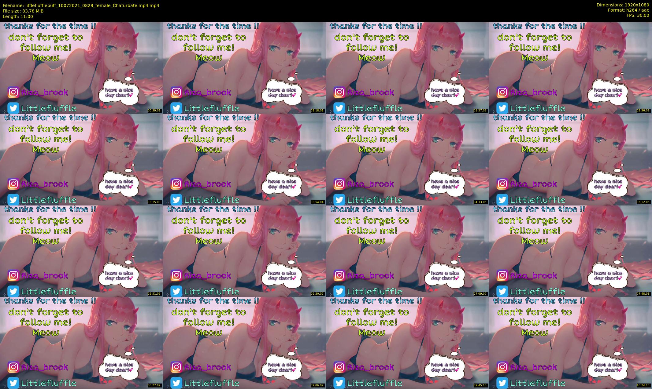 littleflufflepuff — 11 minute Chaturbate female cam show recording, 1080p, Jul 10, 2021