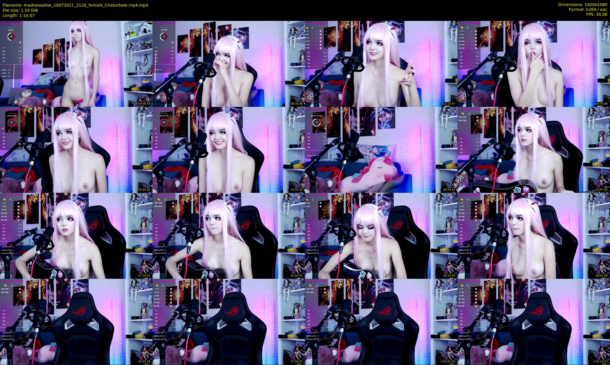 madnessalise — 71 minute Chaturbate female cam show recording, 1080p, Jul 10, 2021