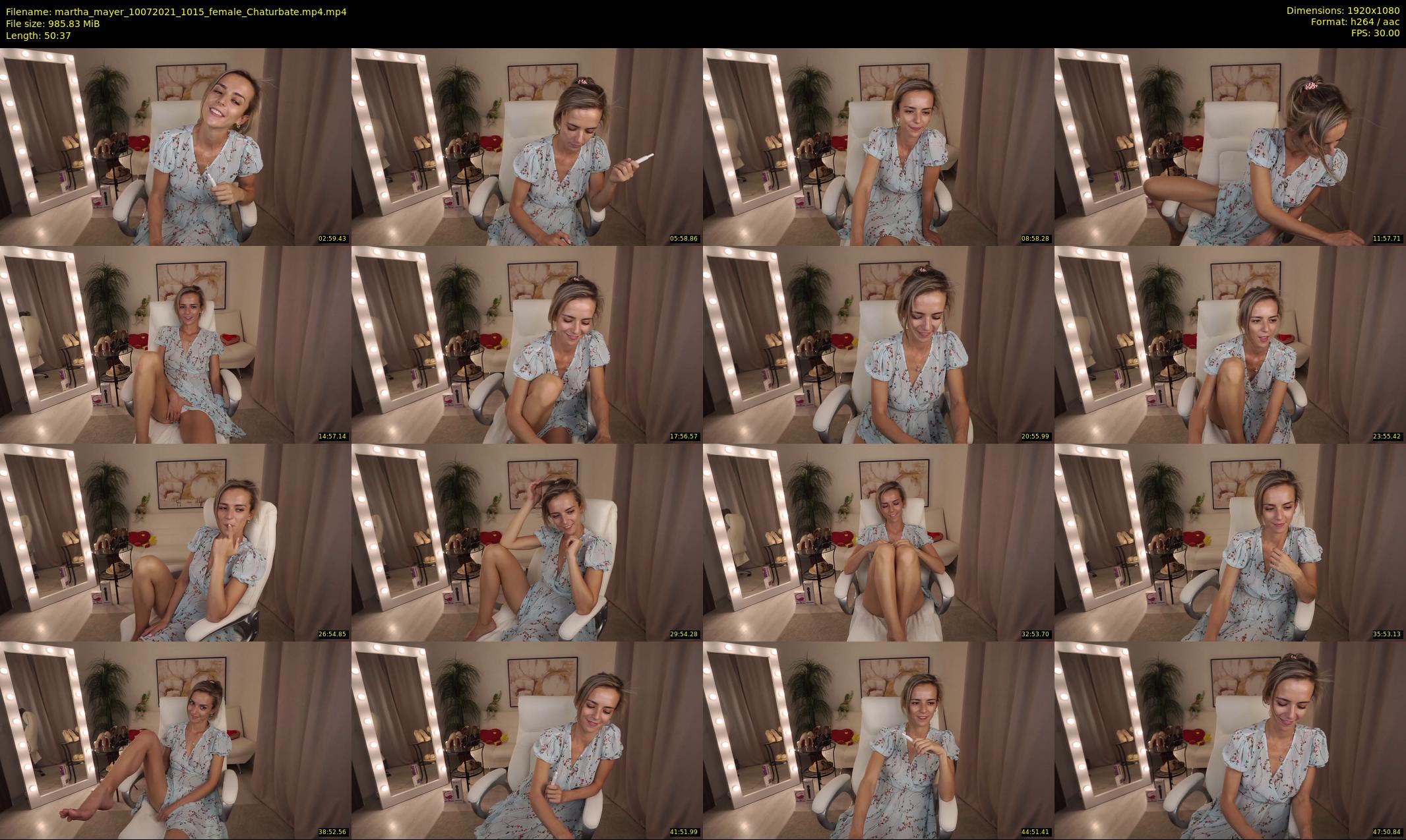 martha_mayer — 51 minute Chaturbate female cam show recording, 1080p, Jul 10, 2021