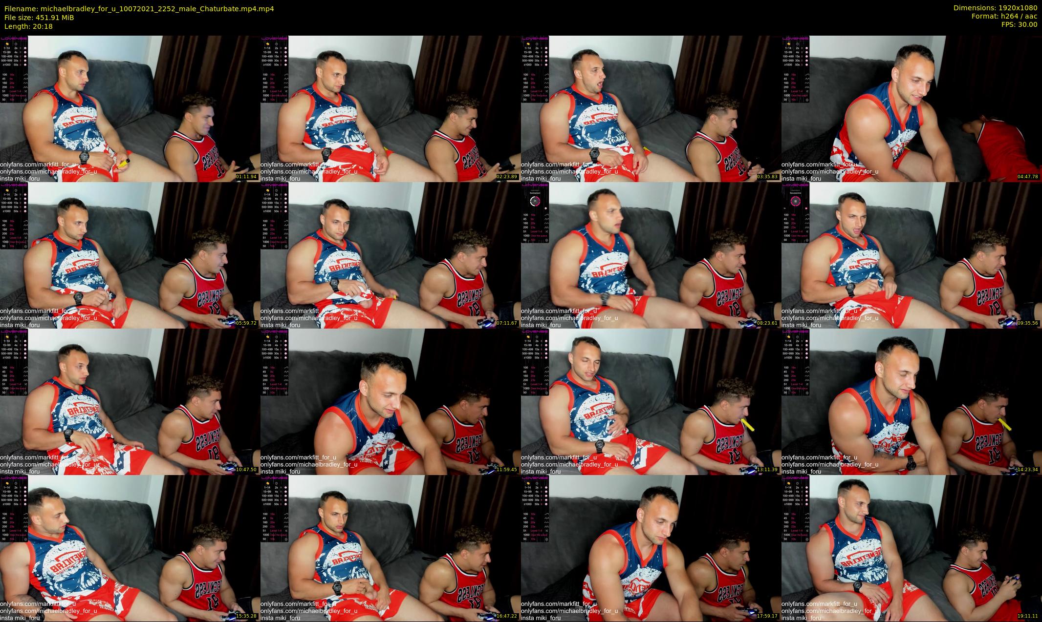 michaelbradley_for_u — 21 minute Chaturbate male cam show recording, 1080p, Jul 10, 2021