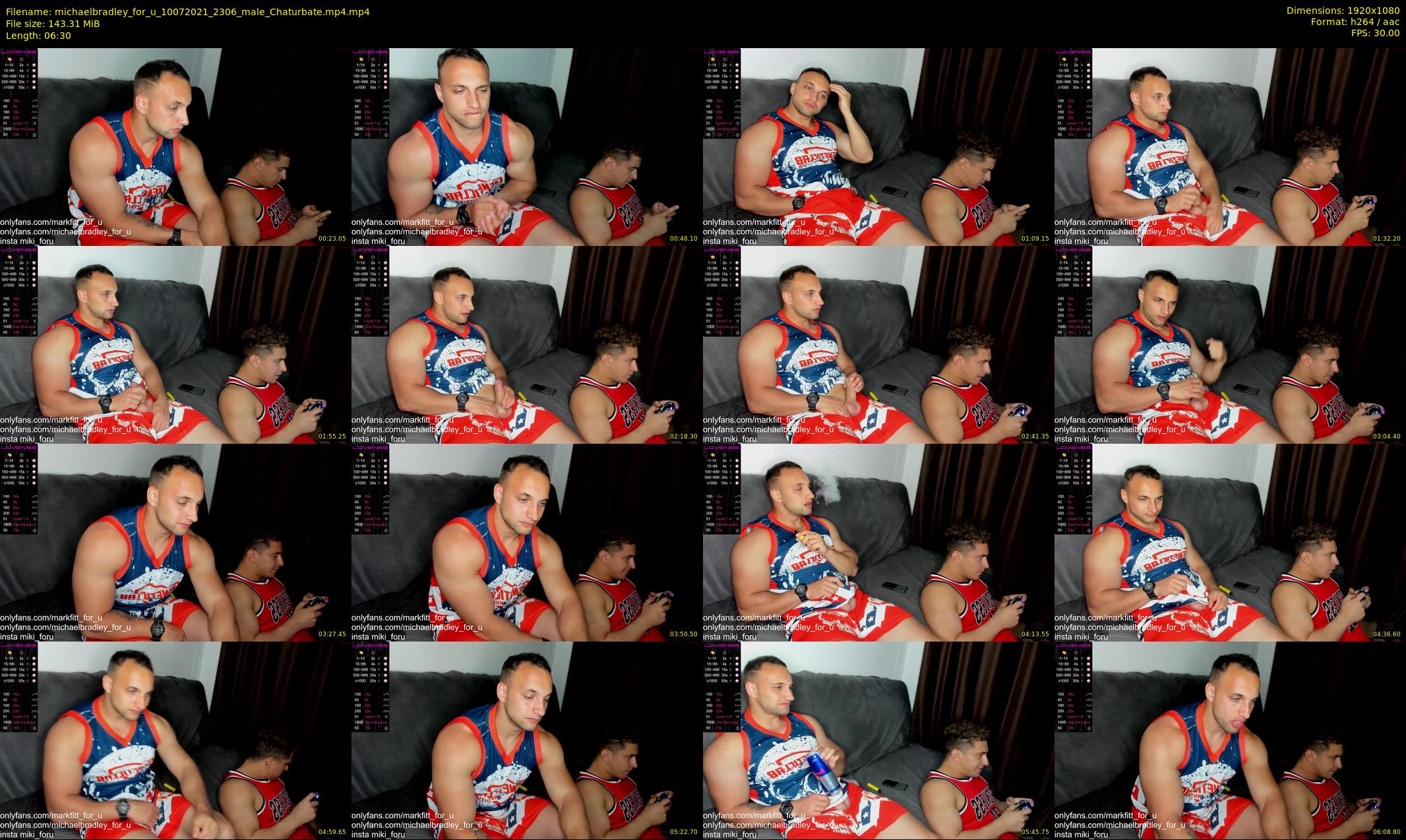 michaelbradley_for_u — 7 minute Chaturbate male cam show recording, 1080p, Jul 10, 2021