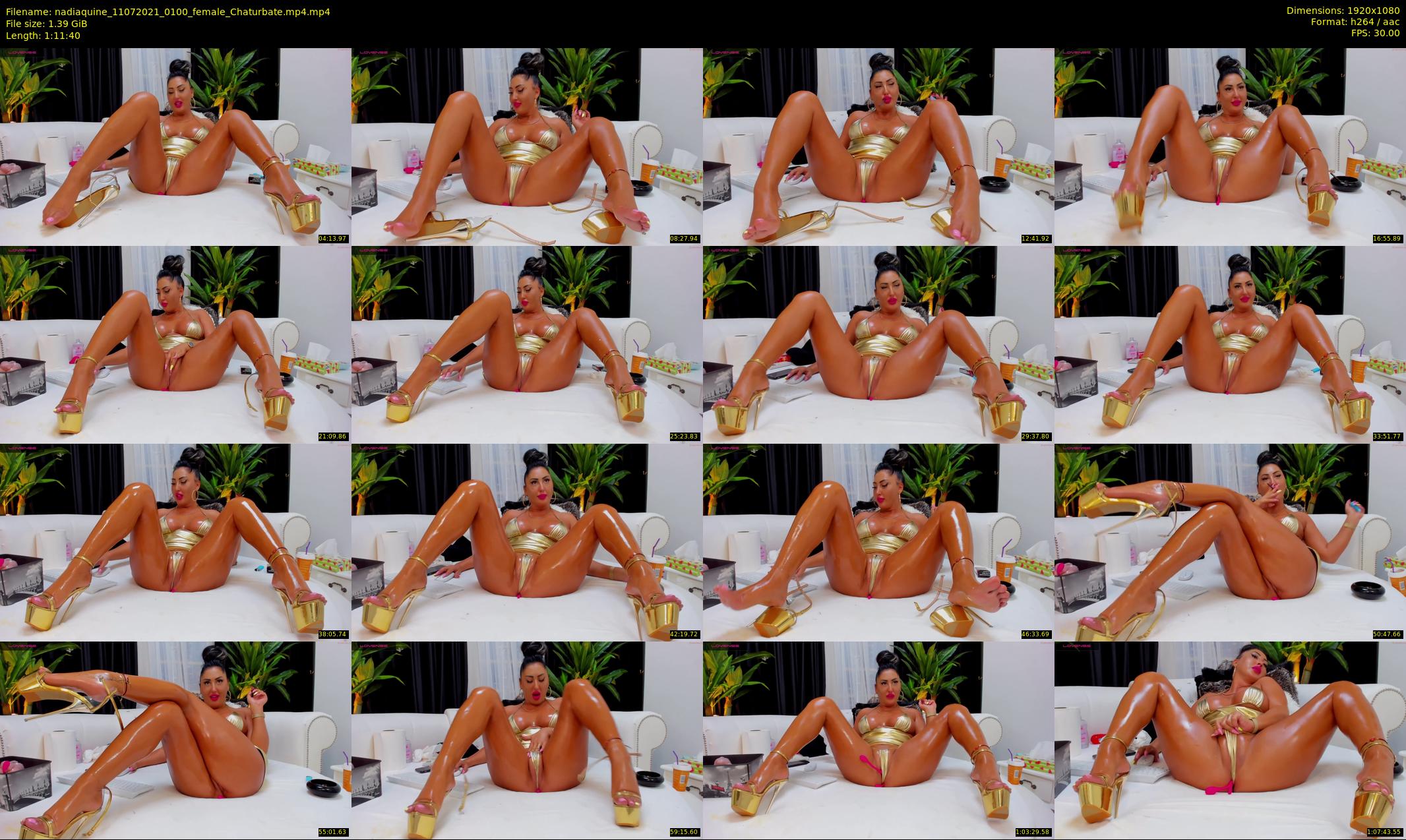 nadiaquine — 72 minute Chaturbate female cam show recording, 1080p, Jul 11, 2021