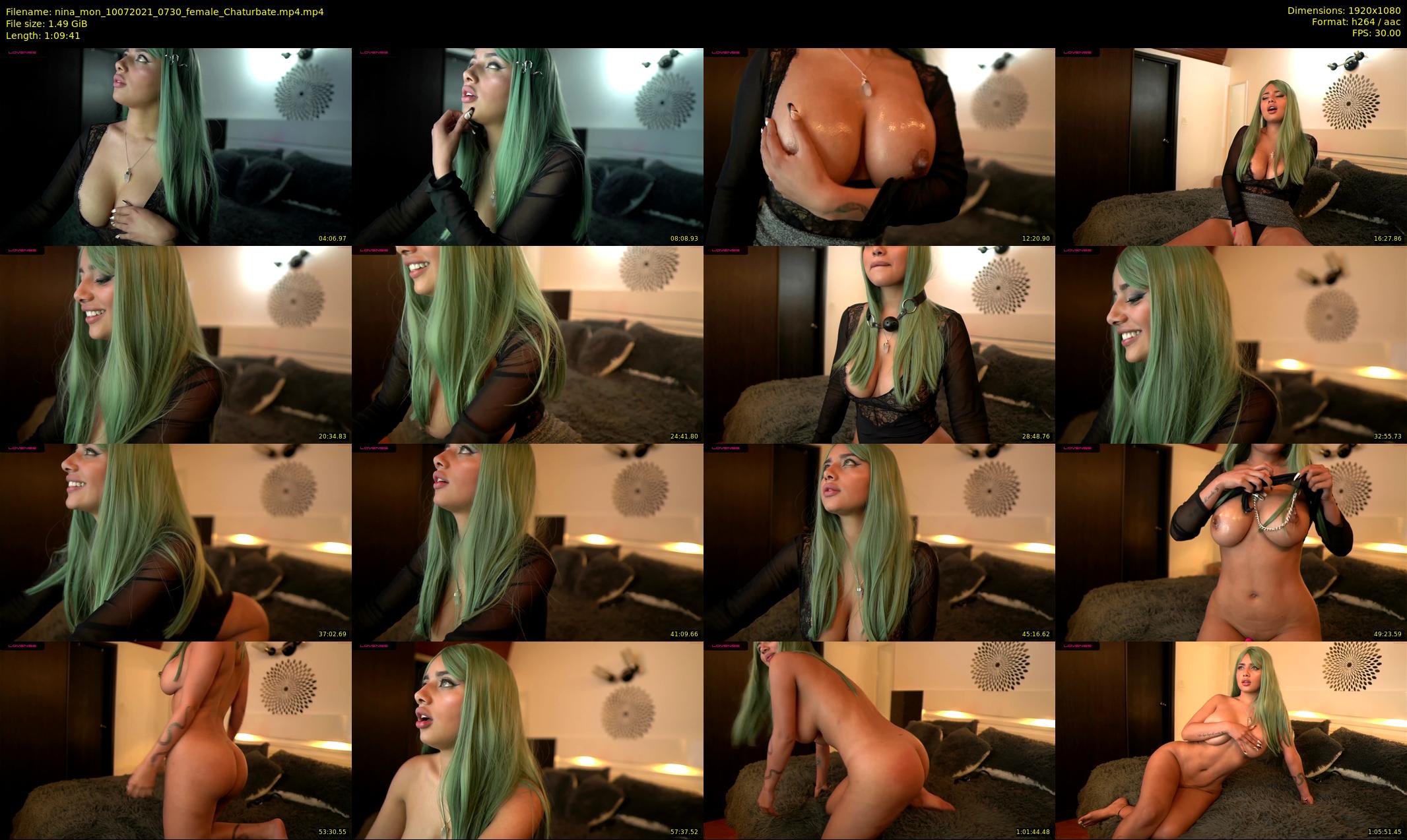 nina_mon — 70 minute Chaturbate female cam show recording, 1080p, Jul 10, 2021
