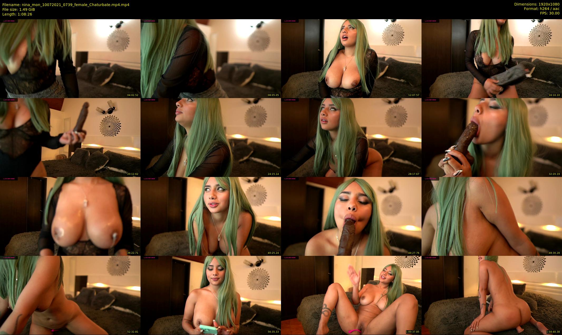 nina_mon — 69 minute Chaturbate female cam show recording, 1080p, Jul 10, 2021