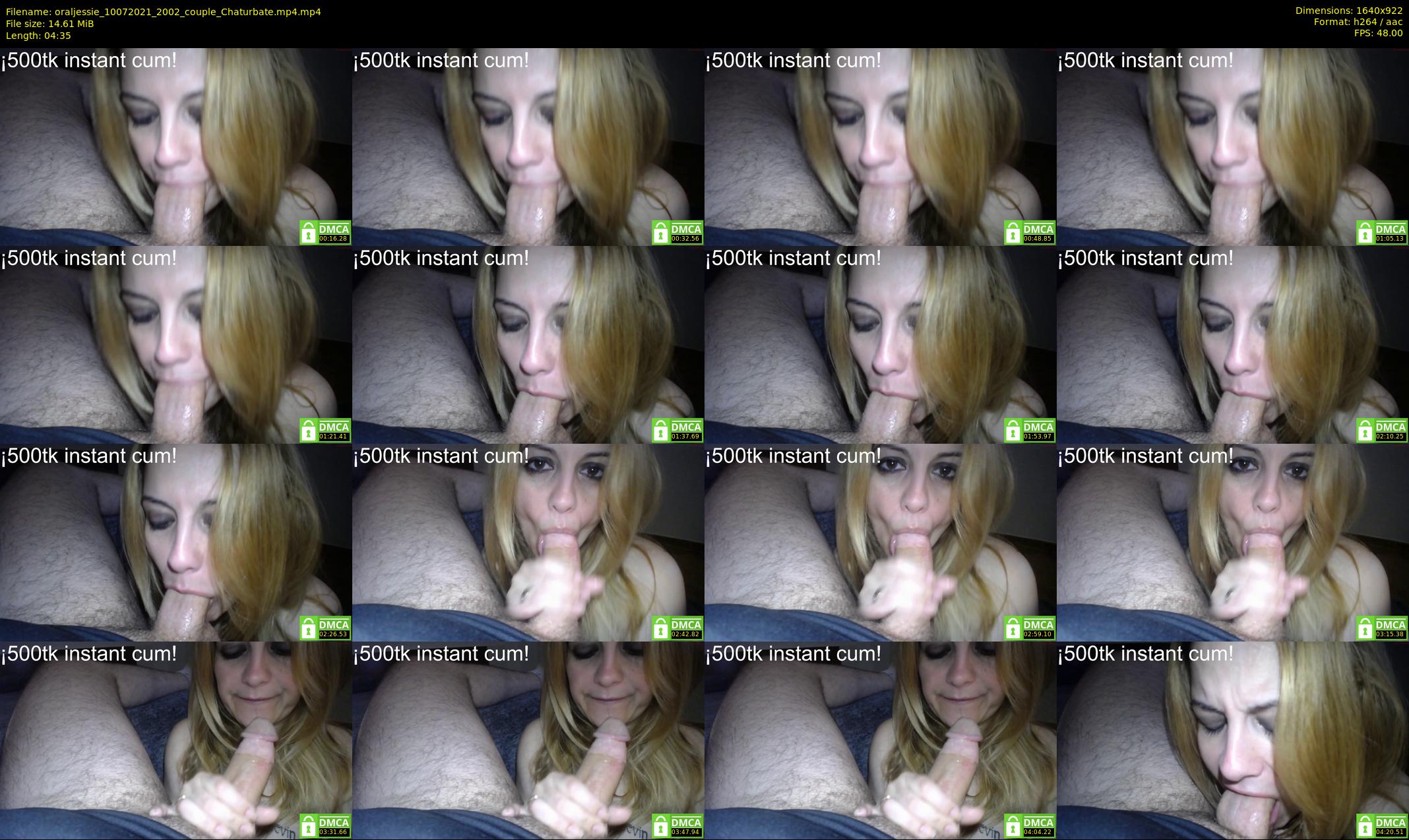 oraljessie — 5 minute Chaturbate couple cam show recording, 720p, Jul 10, 2021