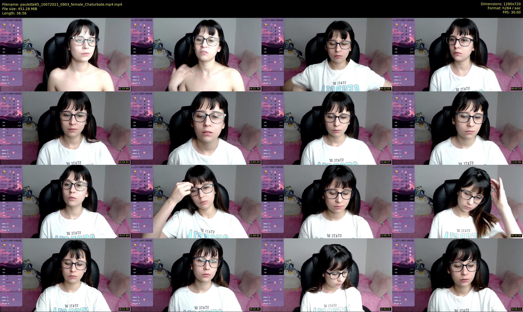 paulette65 — 37 minute Chaturbate female cam show recording, 720p, Jul 10, 2021