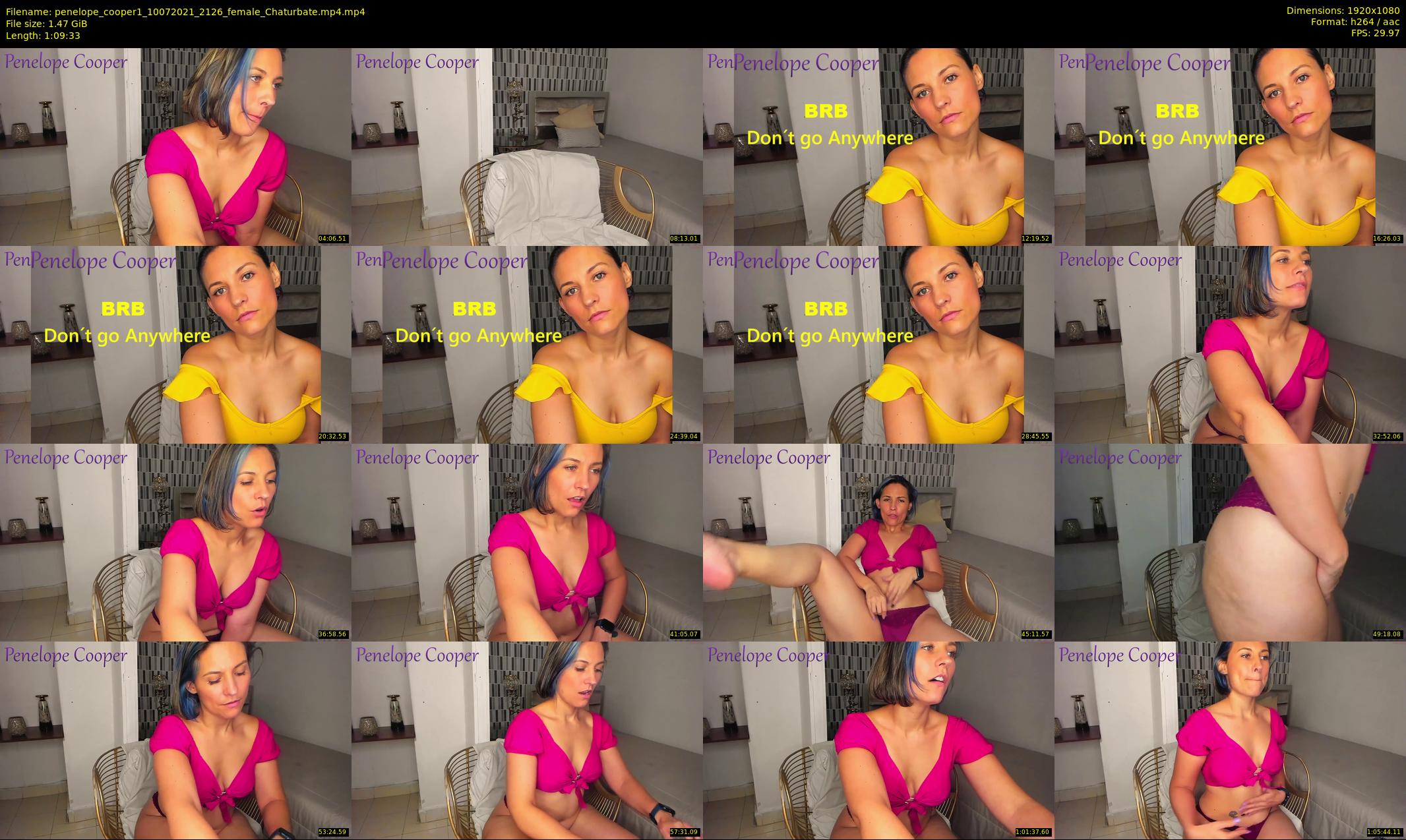 penelope_cooper1 — 70 minute Chaturbate female cam show recording, 1080p, Jul 10, 2021