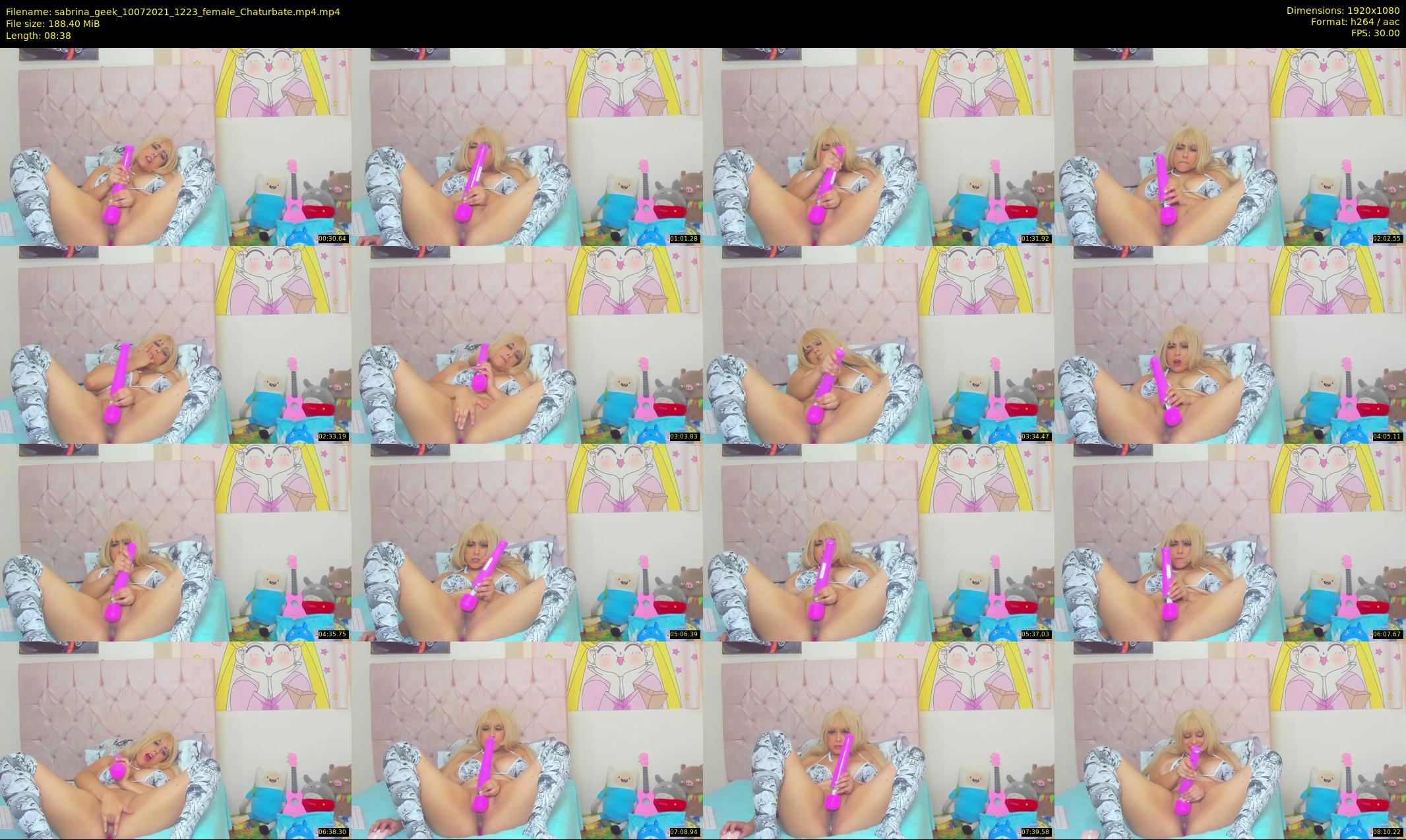 sabrina_geek — 9 minute Chaturbate female cam show recording, 1080p, Jul 10, 2021