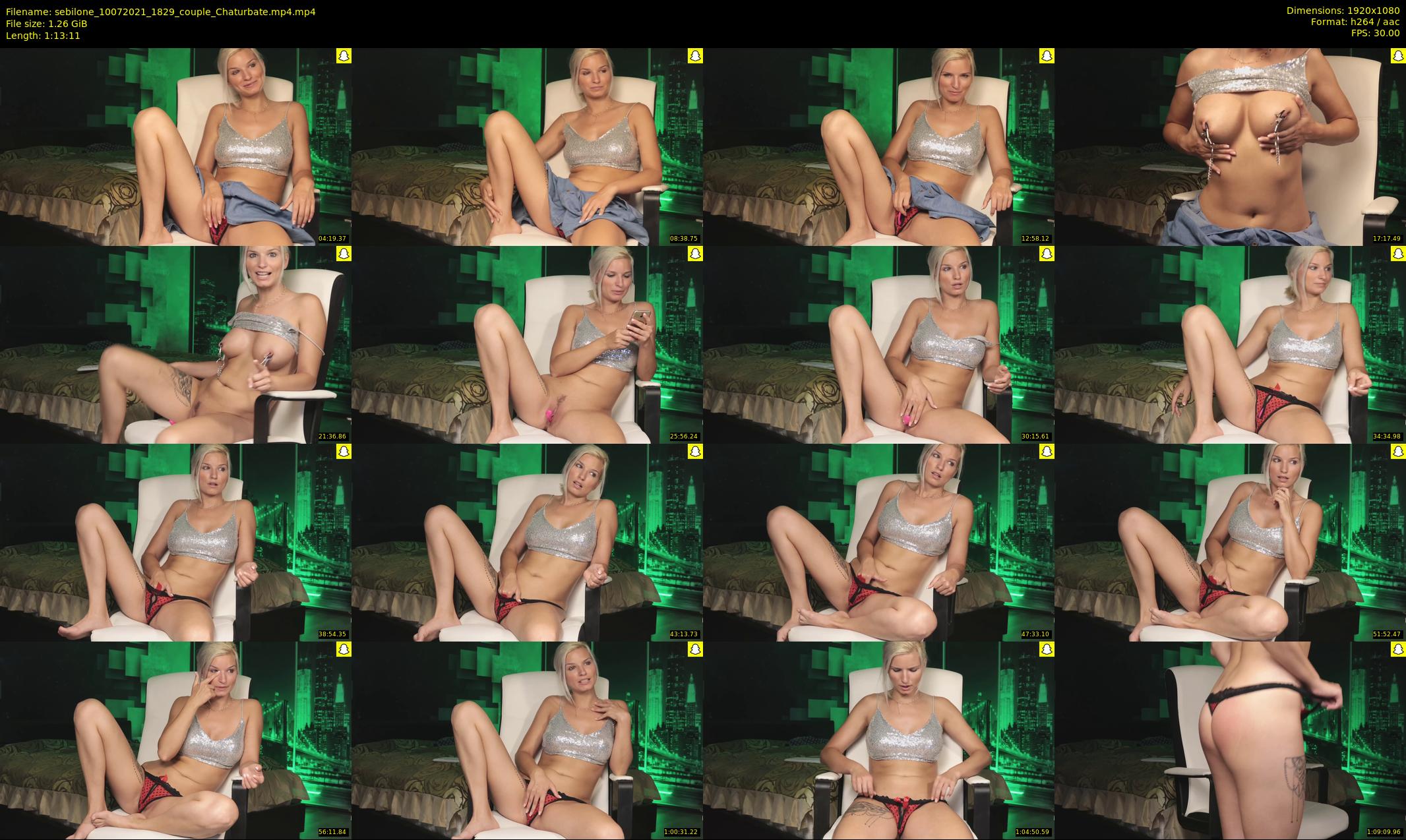 sebilone — 74 minute Chaturbate couple cam show recording, 1080p, Jul 10, 2021