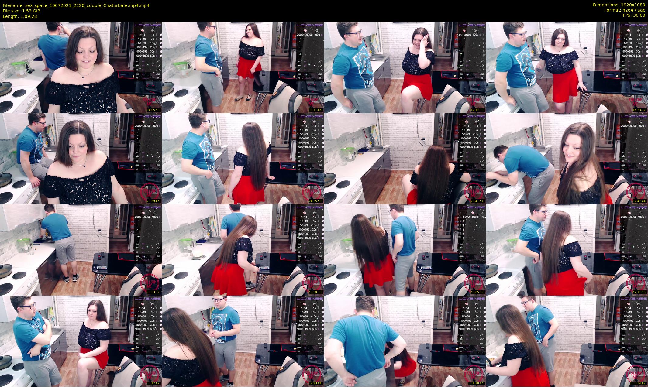 sex_space — 70 minute Chaturbate couple cam show recording, 1080p, Jul 10, 2021