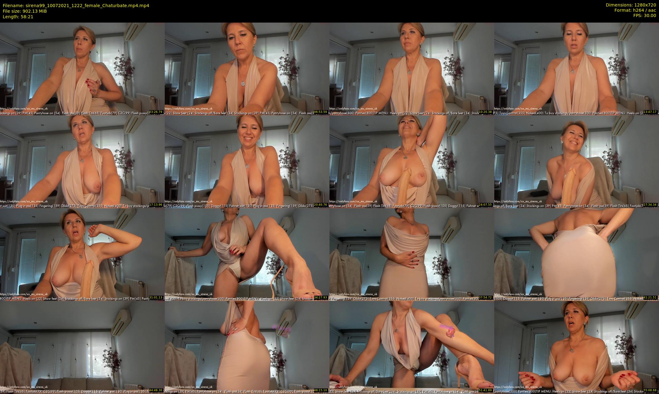 sirena99 — 59 minute Chaturbate female cam show recording, 720p, Jul 10, 2021