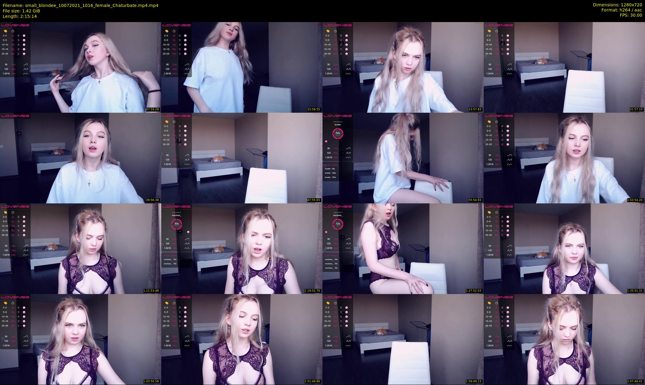 small_blondee — 136 minute Chaturbate female cam show recording, 720p, Jul 10, 2021