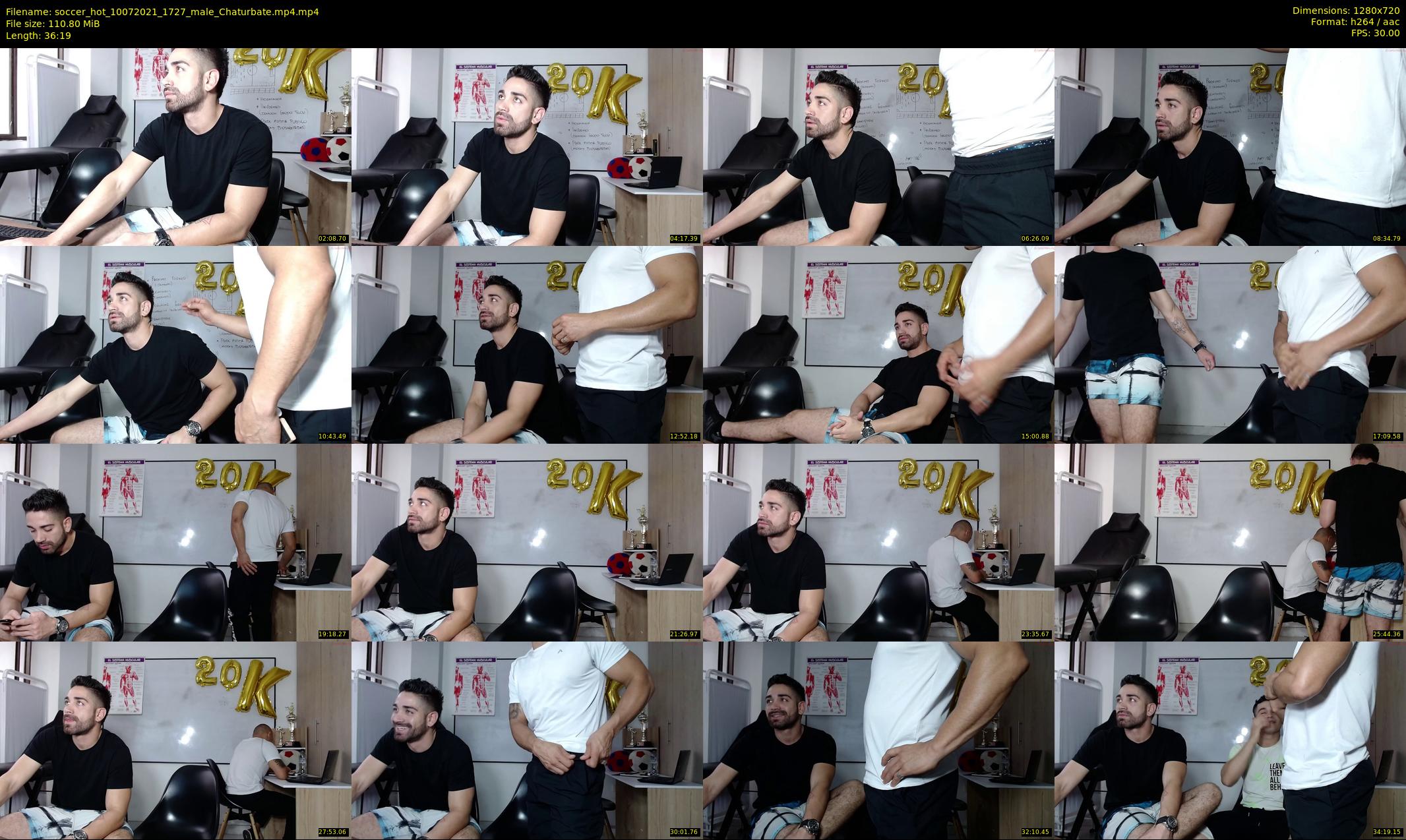 soccer_hot — 37 minute Chaturbate male cam show recording, 720p, Jul 10, 2021