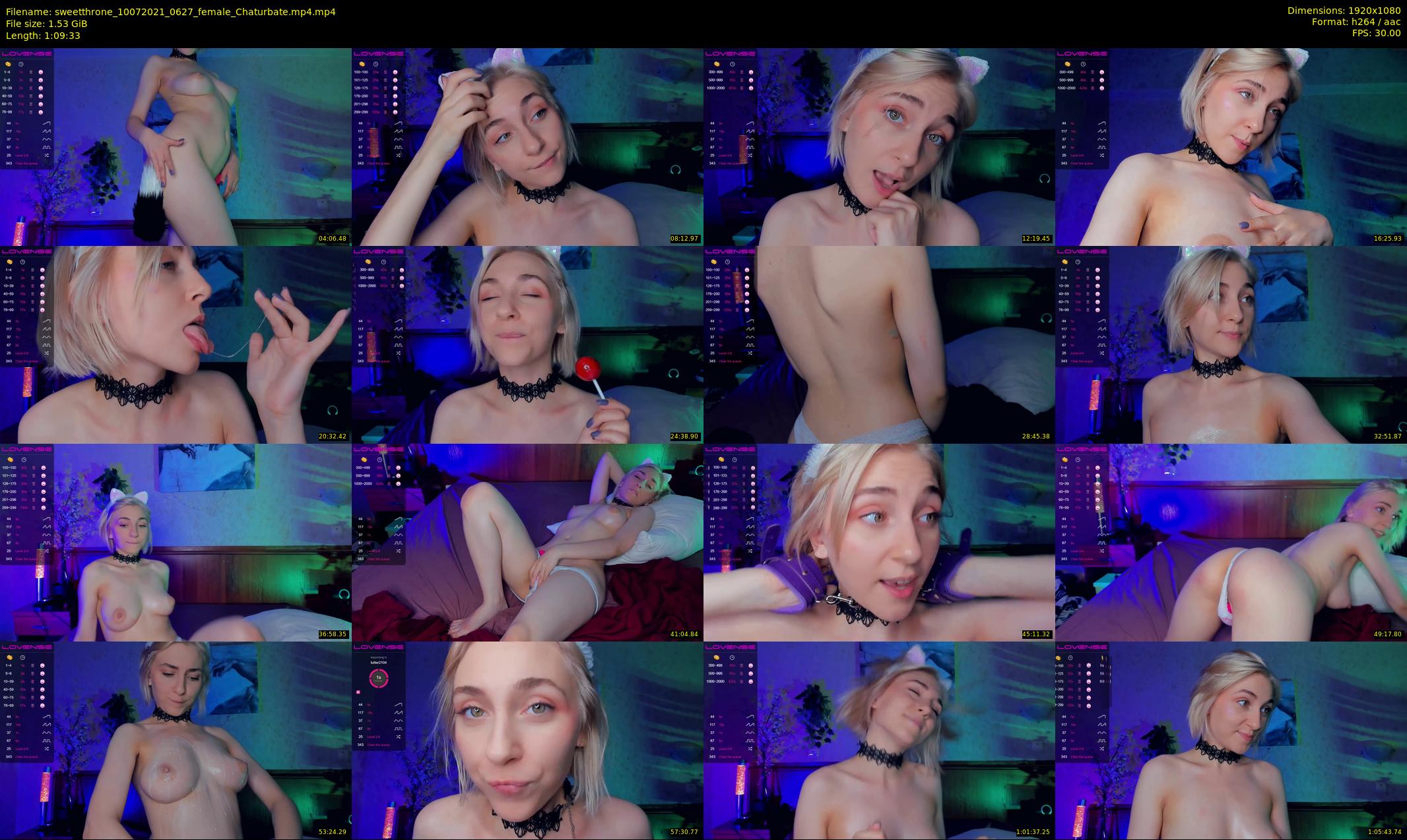 sweetthrone — 70 minute Chaturbate couple cam show recording, 1080p, Jul 10, 2021